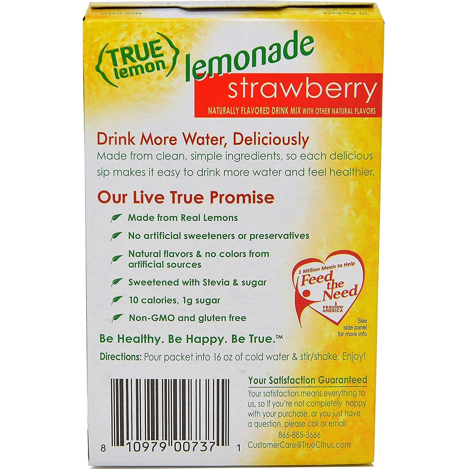 True Citrus Strawberry Lemonade , 10 Count (Pack Of 4)