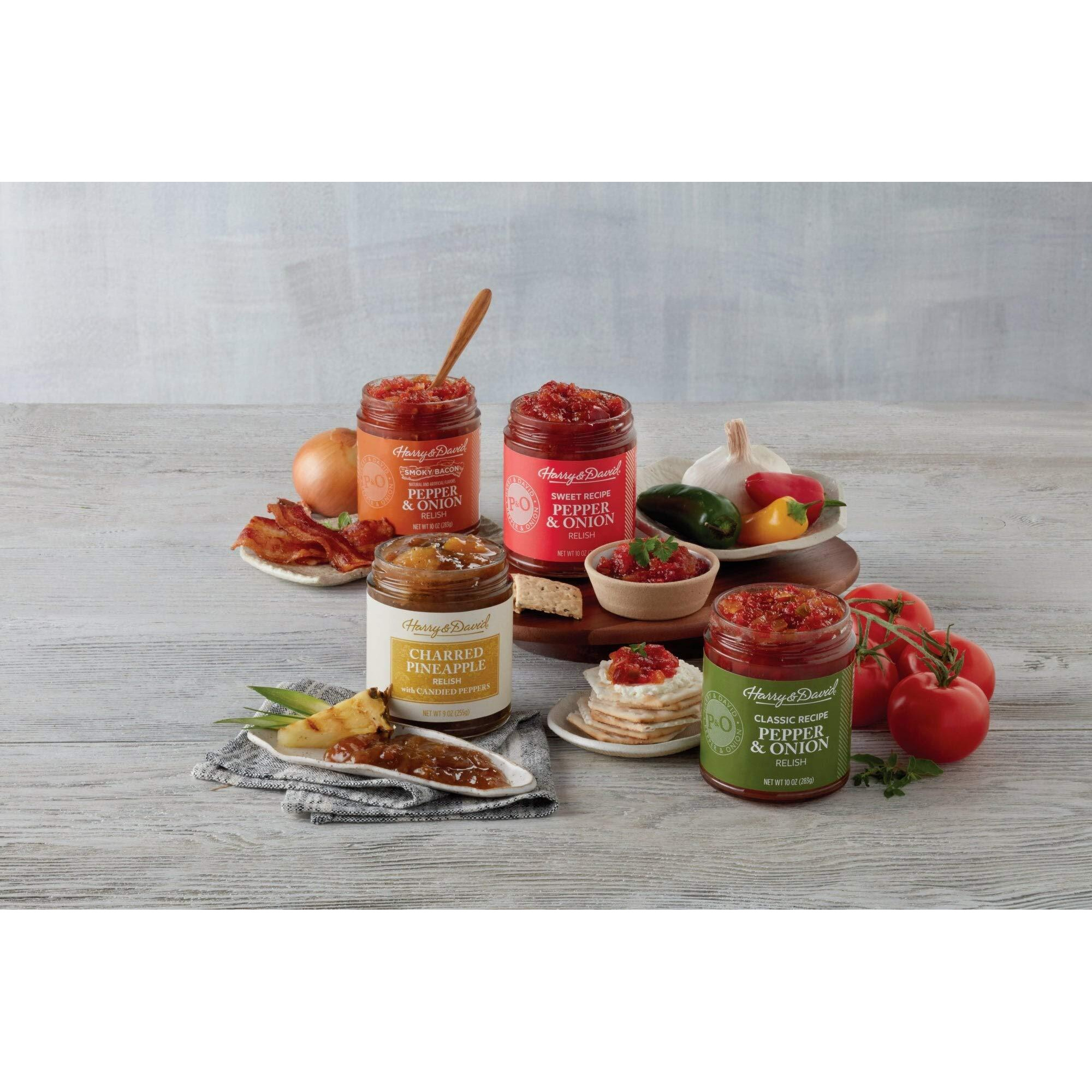 Harry & David Classic Recipe Pepper & Onion Relish, 10 Ounces (12-Pack), Hot Dog Topping, Hamburger Relish, Condiment Staple