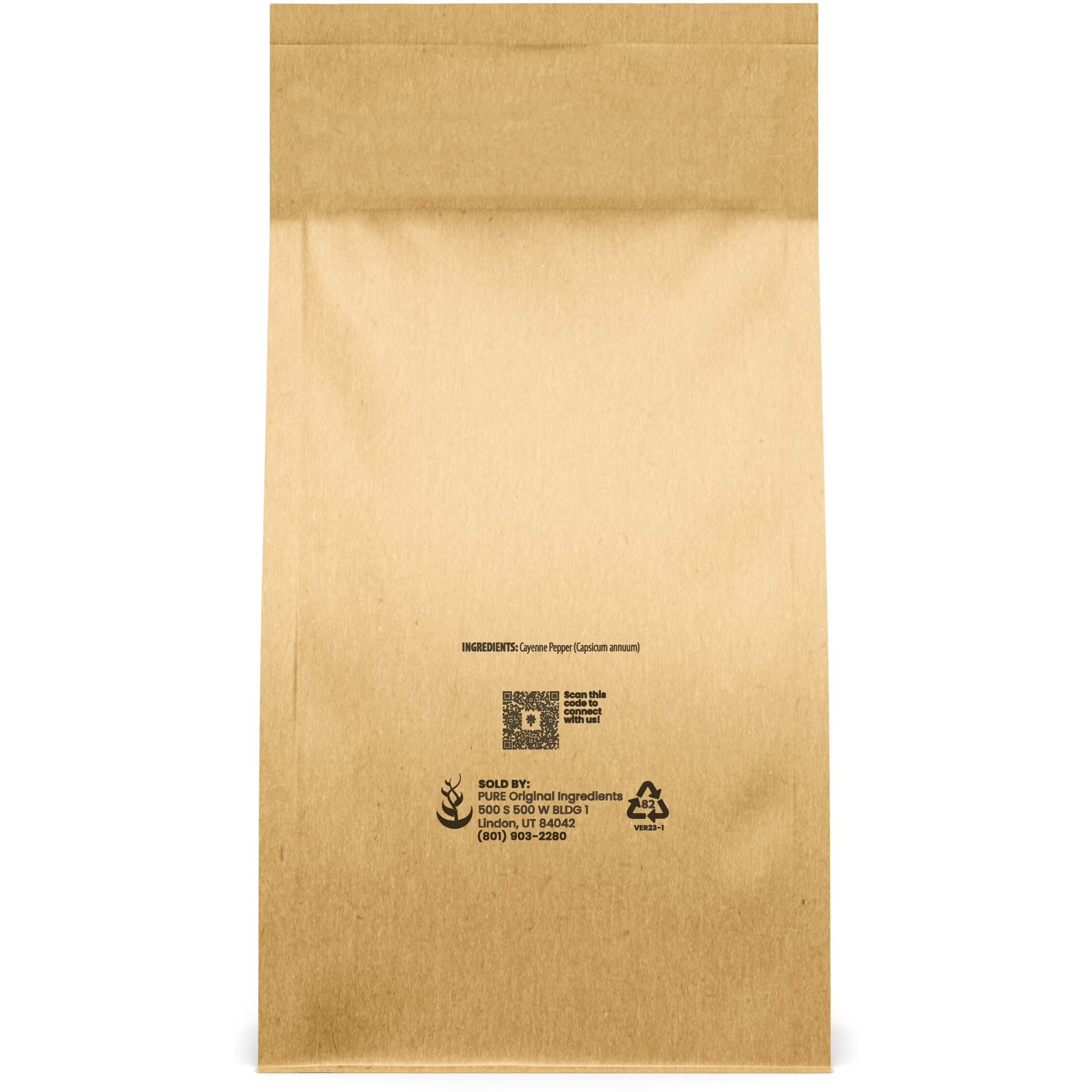 Pure Original Ingredients Ground Cayenne Pepper (2 Lb), Spicy Flavor, Sauces, Dry Rubs, Used In Hot Sauces