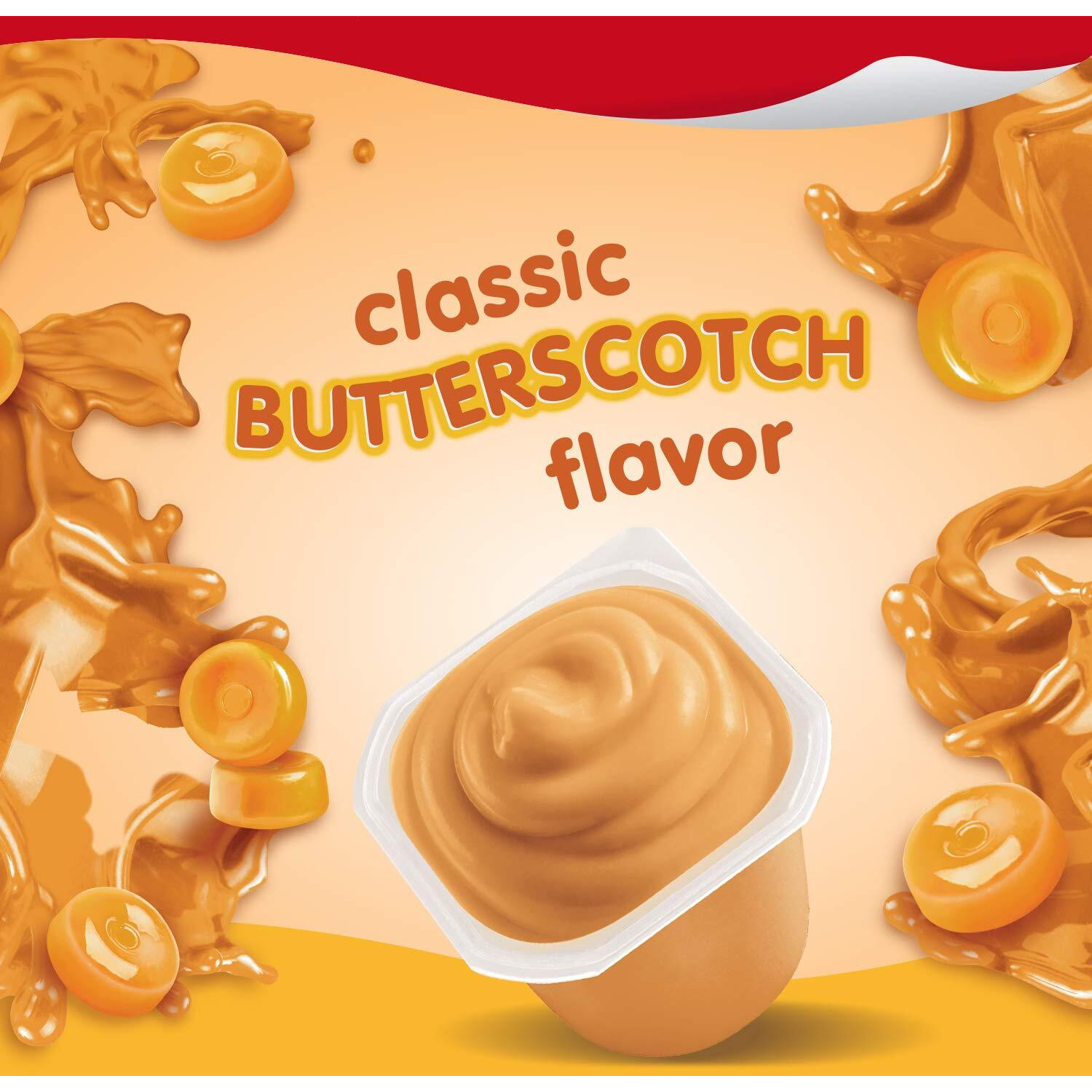 Snack Pack Butterscotch Pudding Cups, 4 Count, 12 Pack
