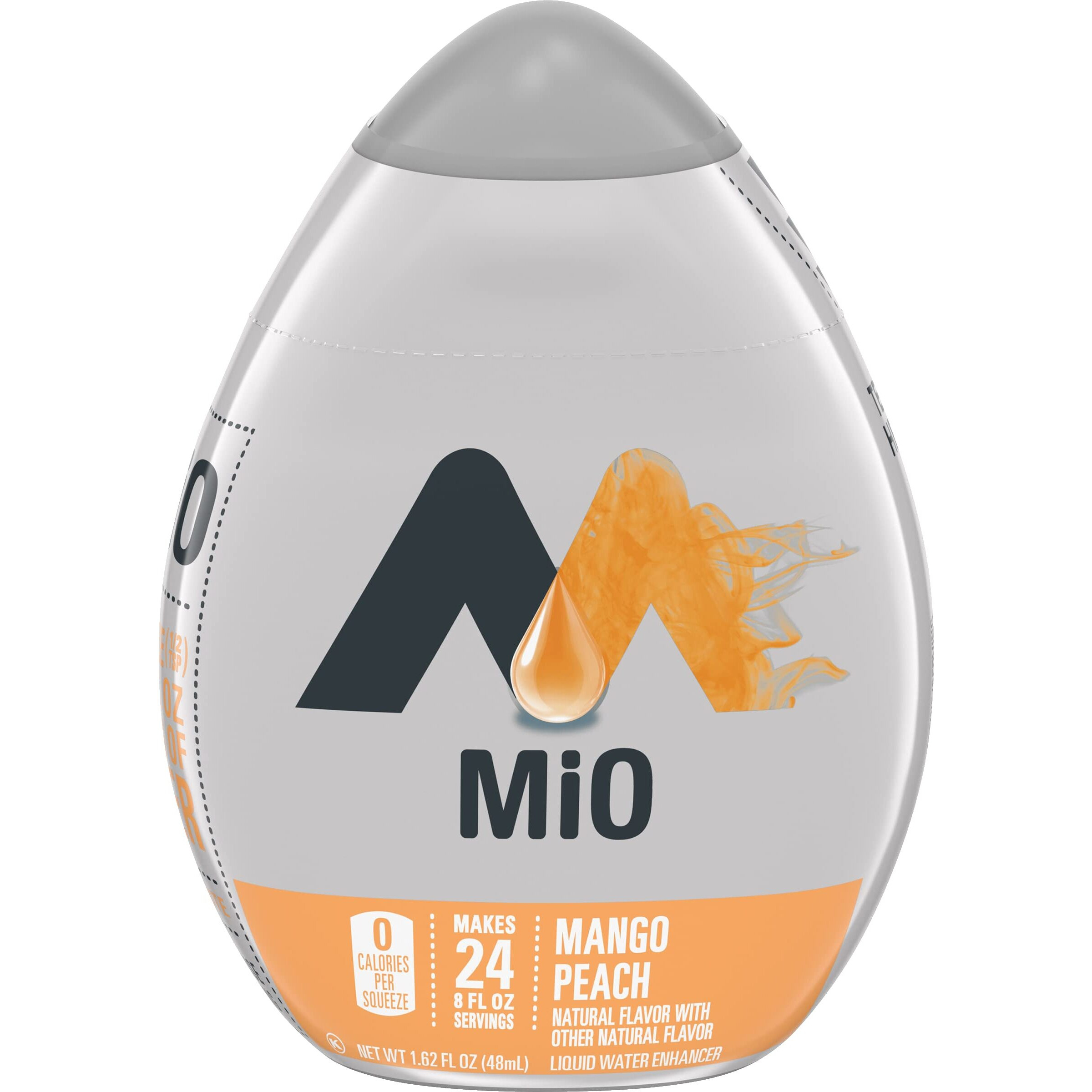 Mio Liquid Water Enhancer, Mango Peach, 1.62 Oz, 24-Pack