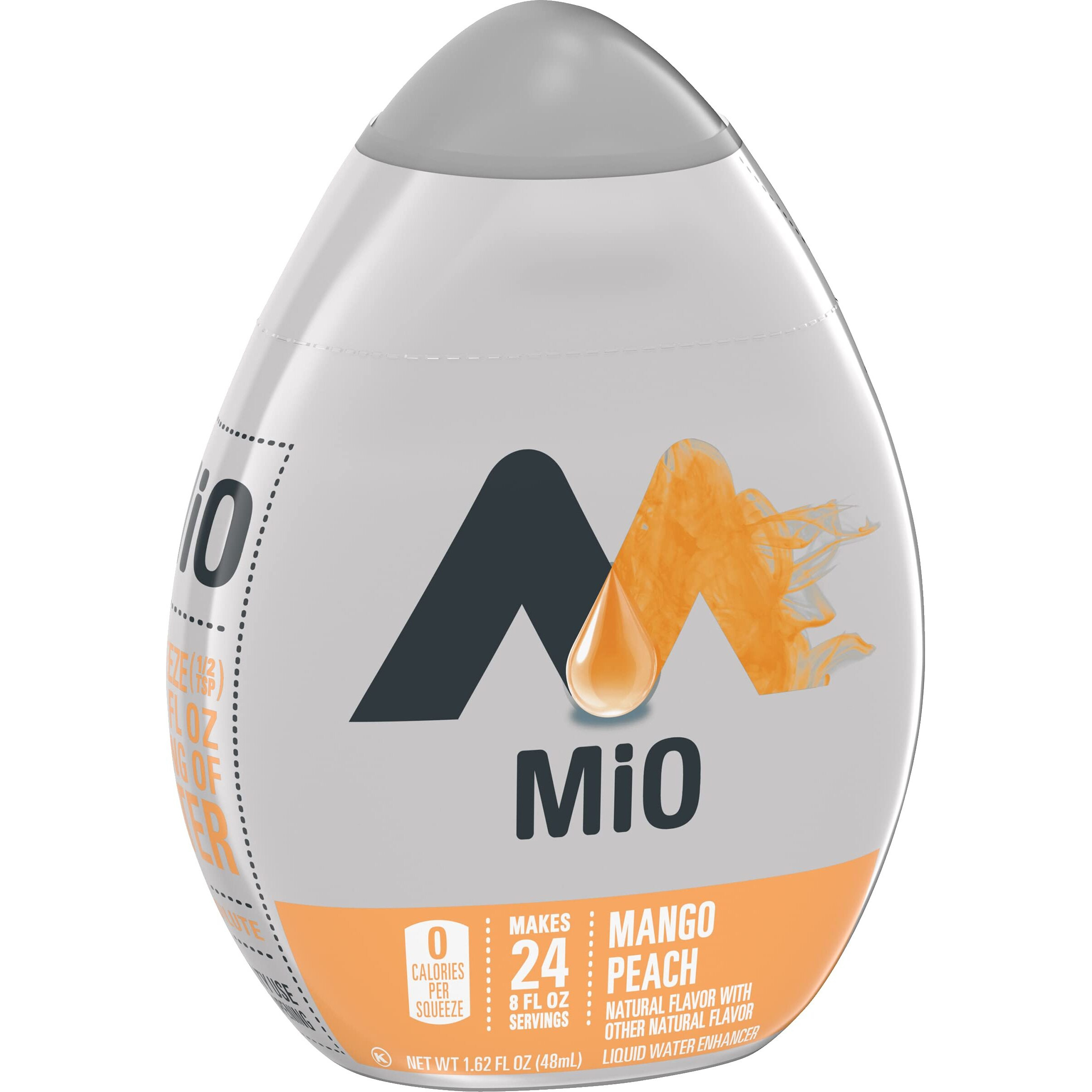 Mio Liquid Water Enhancer, Mango Peach, 1.62 Oz, 24-Pack