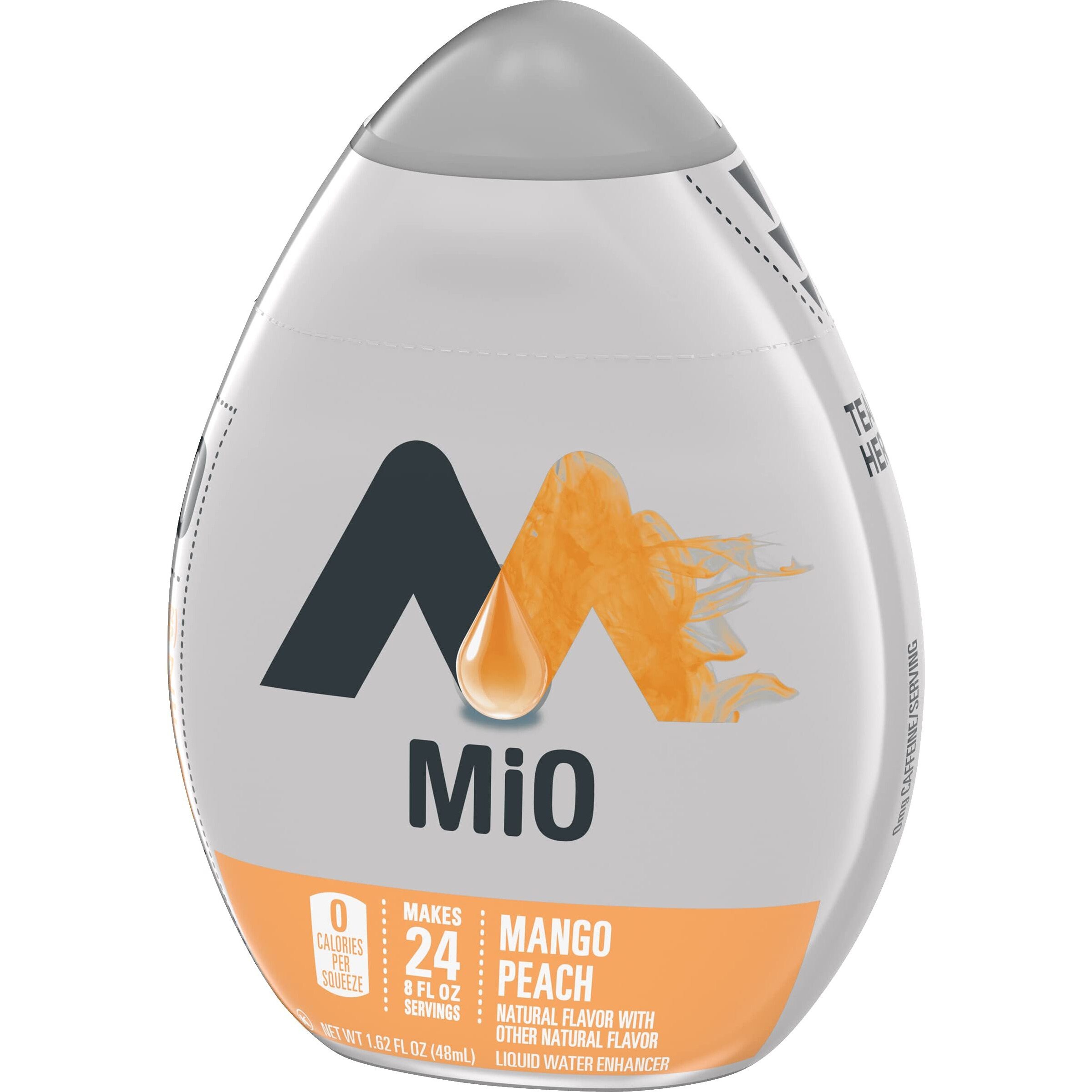Mio Liquid Water Enhancer, Mango Peach, 1.62 Oz, 24-Pack