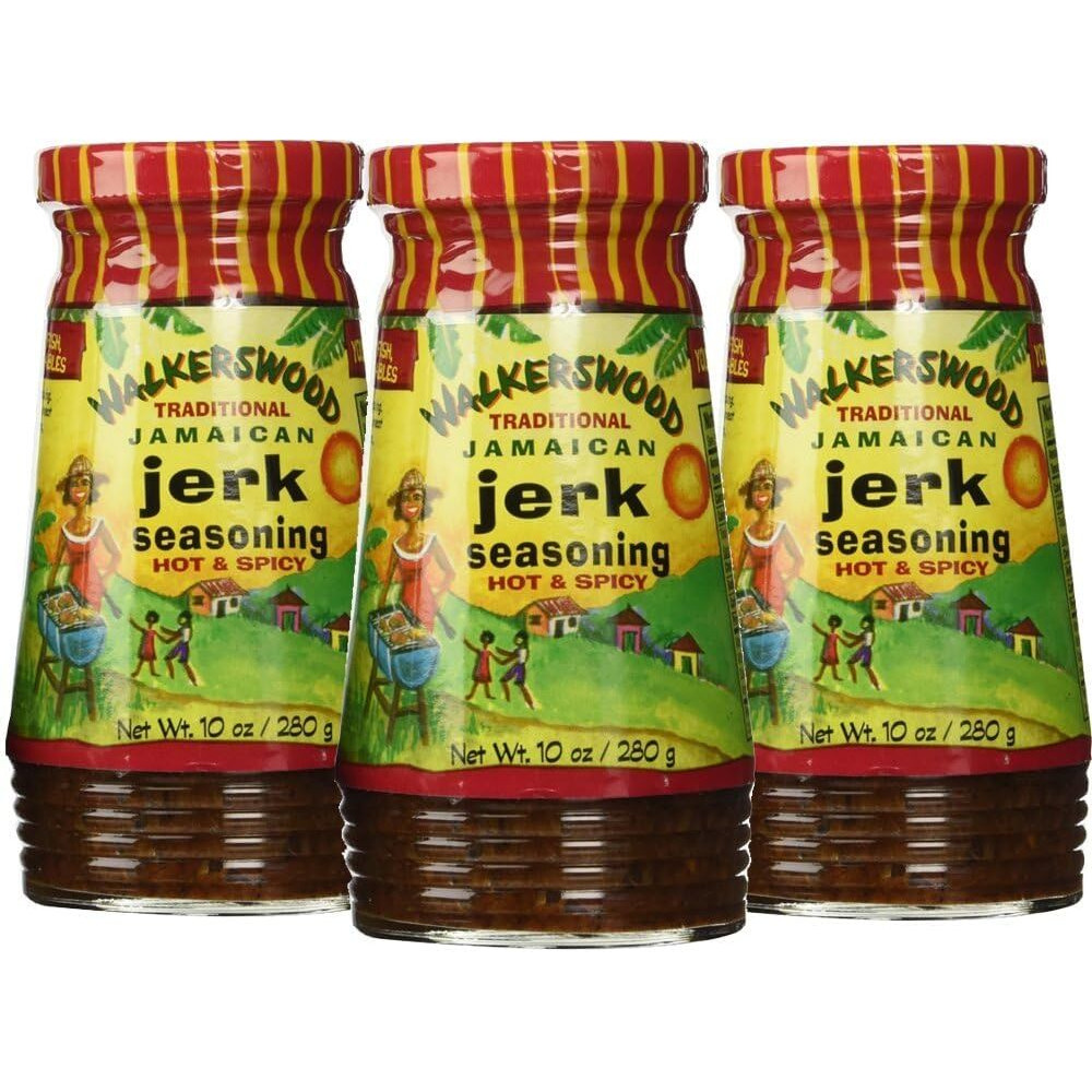 Walkerswood Jerk Seasoning (Hot), 10 Ounce (Pack Of 3)