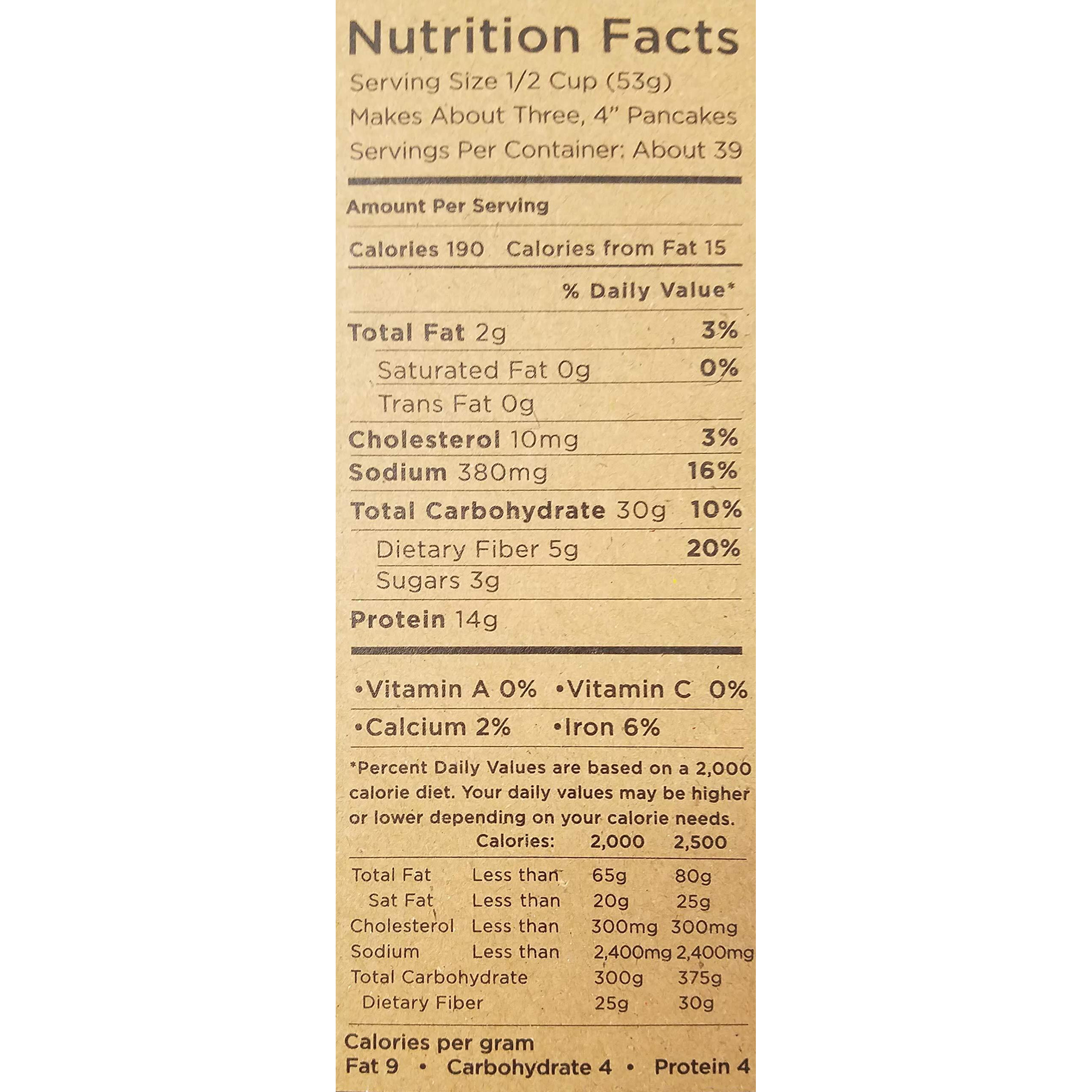 Kodiak Cakes Power Cakes Flapjack And Waffle Mix Whole Grain Buttermilk, 24 Ounce (Pack Of 3)