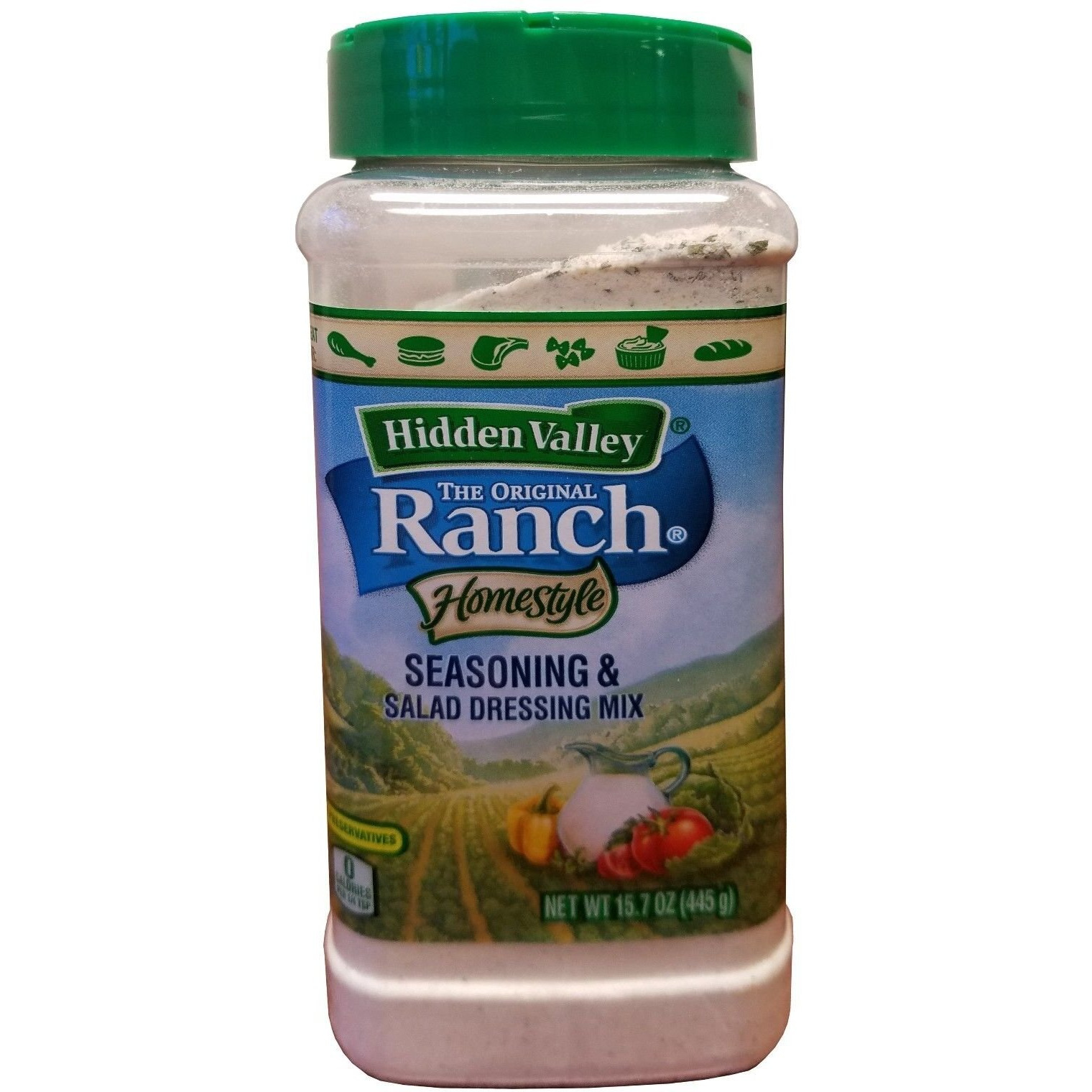 Hidden Valley Ranch Homestyle Seasoning & Salad Dressing Mix Powder 15.7 Oz