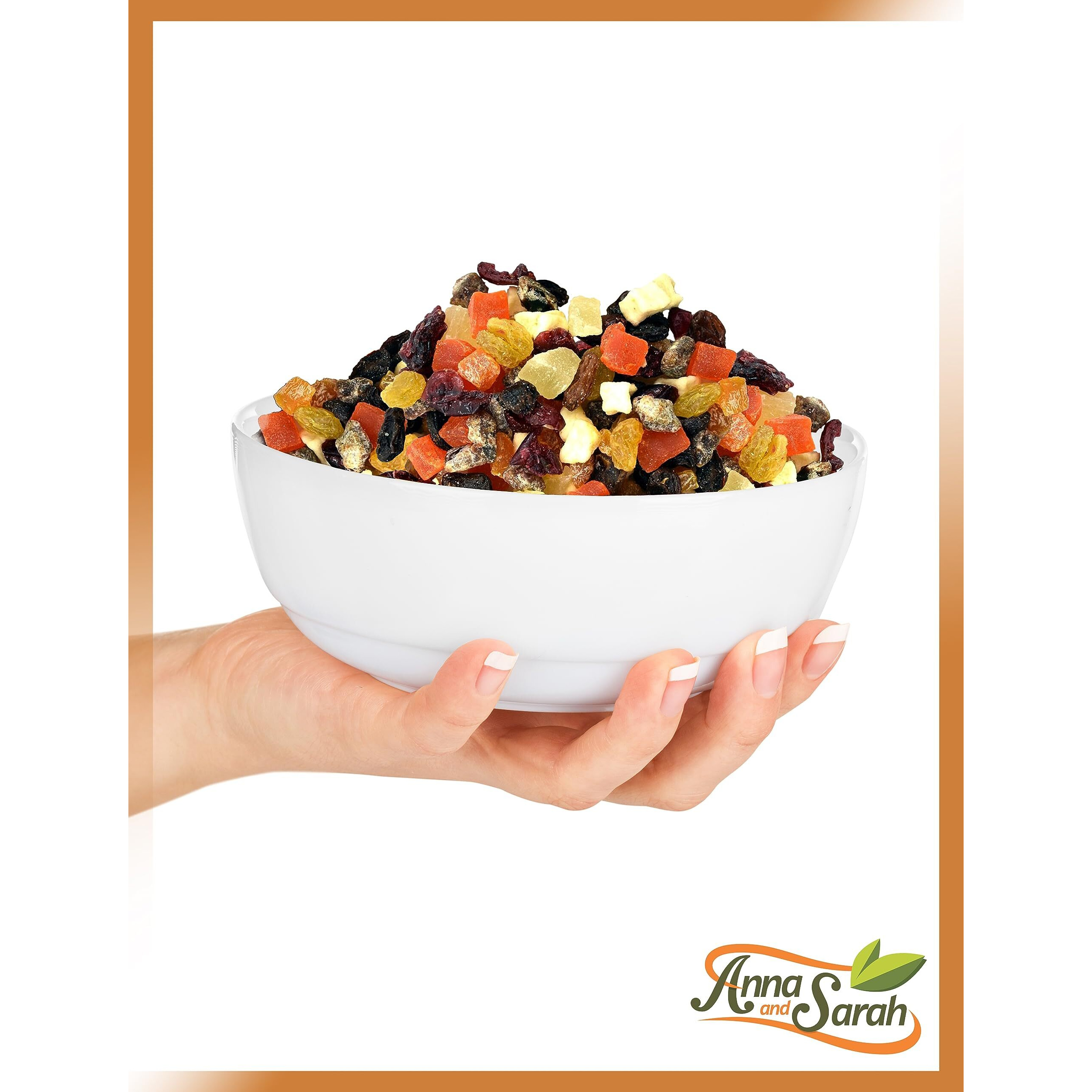 Anna And Sarah Mini Fruit Trail Mix, Dried Fruits Assortment, Healthy Snack In Resealable Bag, 3Lbs (1 Pack)