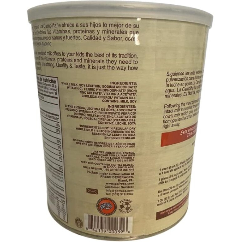 Leche En Polvo - Powdered Milk (1.76 Lb)