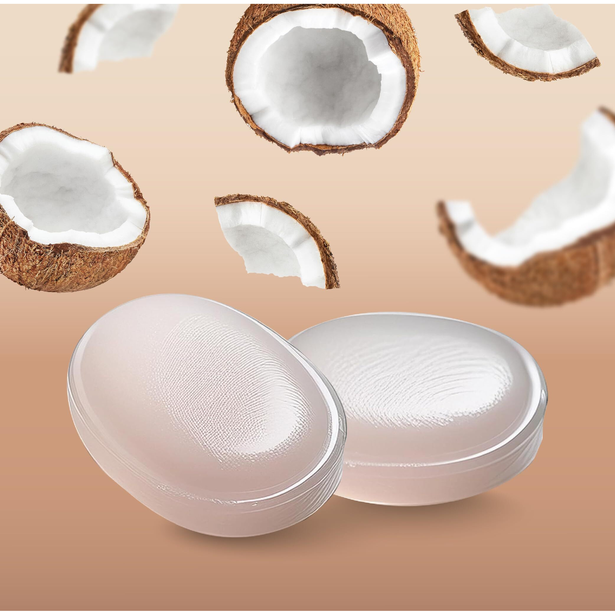 Coconut Drops Filled Hard Candy, Individually Wrapped, Bulk Pack 2 Pounds