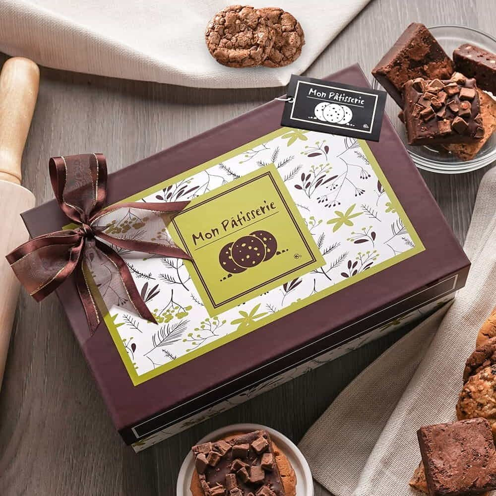 Broadway Basketeers Cookies Gift Baskets For Delivery Fresh Baked Gourmet Cookies And Brownies, Individually Wrapped Edible Care Package For Mom, Grandpa, Families, Holiday Gifts, Christmas, Coworkers