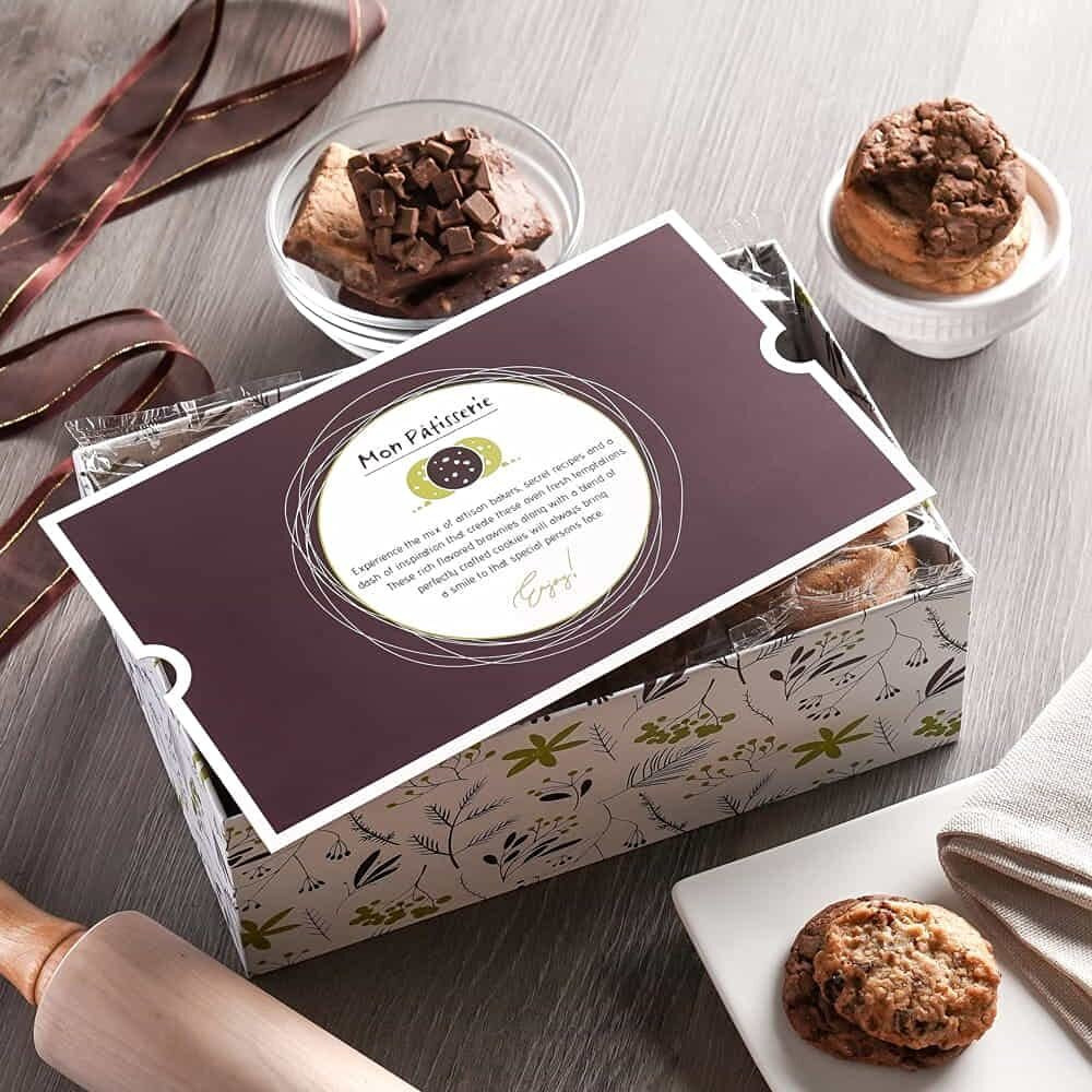 Broadway Basketeers Cookies Gift Baskets For Delivery Fresh Baked Gourmet Cookies And Brownies, Individually Wrapped Edible Care Package For Mom, Grandpa, Families, Holiday Gifts, Christmas, Coworkers