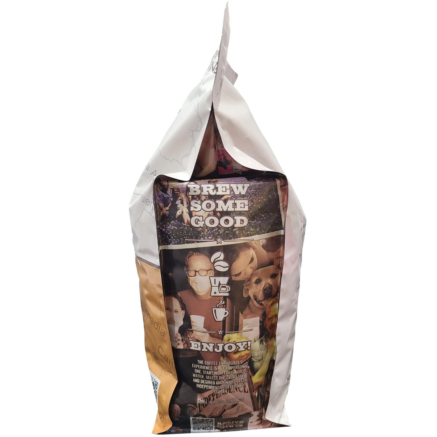 Independence Coffee Co. Jet Fuel Intense And Heavy Body, Dark Roast Whole Bean Coffee, 5 Pound Bag (Packaging May Vary)