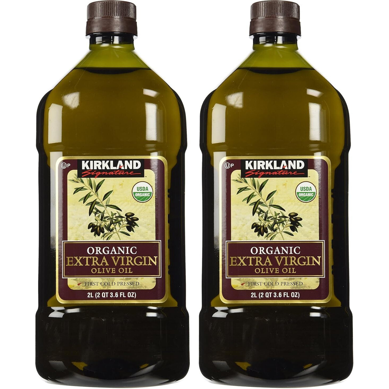 Kirkland Signature 2 X Organic Extra Virgin Olive Oil, 2 Liters