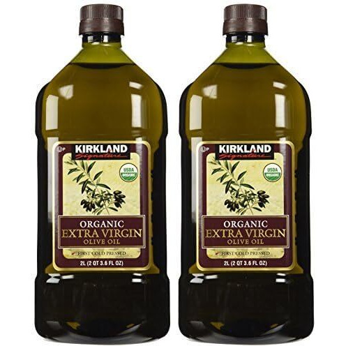 Kirkland Signature 2 X Organic Extra Virgin Olive Oil, 2 Liters