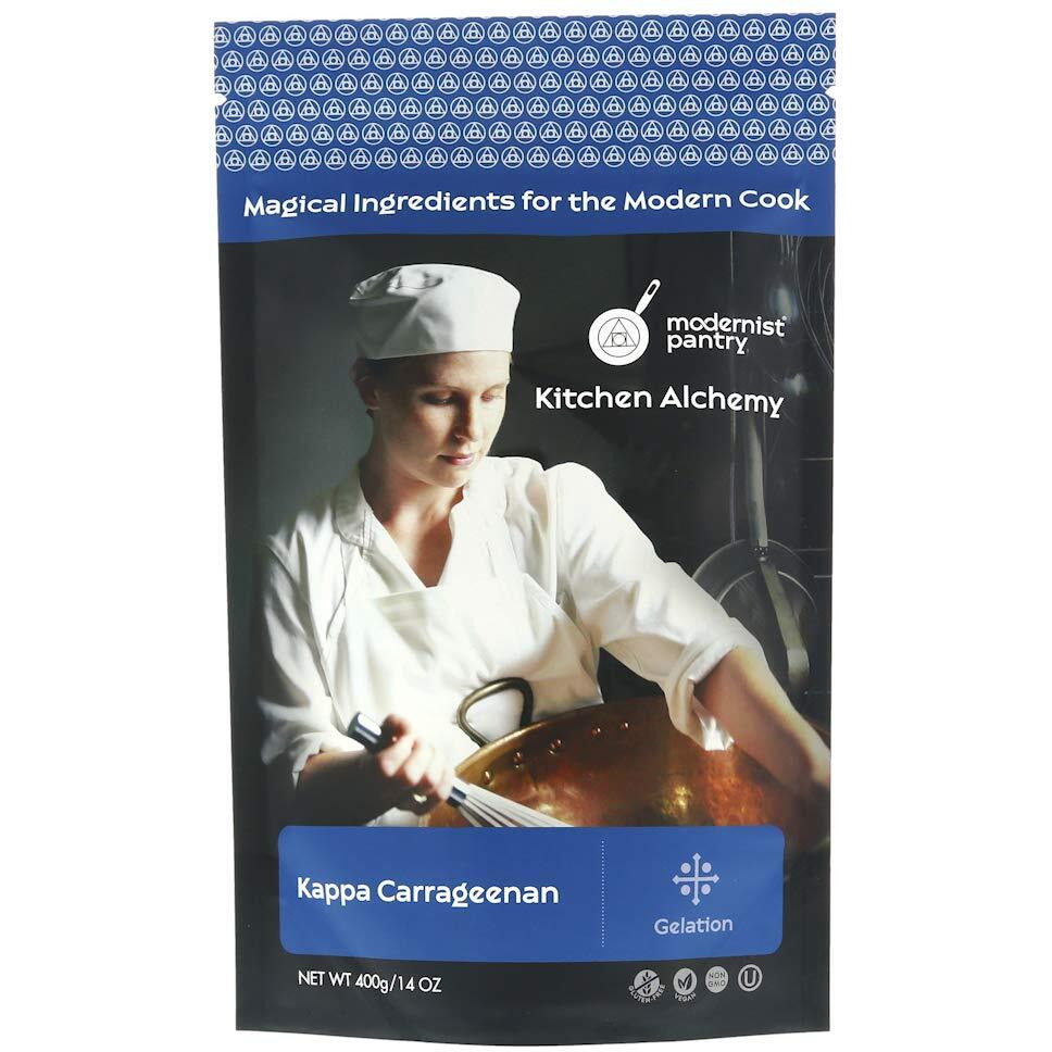 Pure Refined Kappa Carrageenan  Non-Gmo  Vegan  Ou Kosher Certified - 400G/14Oz (The Original Recommended For Vegan Cheese)