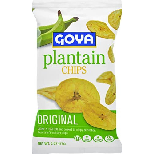 Goya Foods Plantain Chips, Original, 2 Ounce (Pack Of 20)