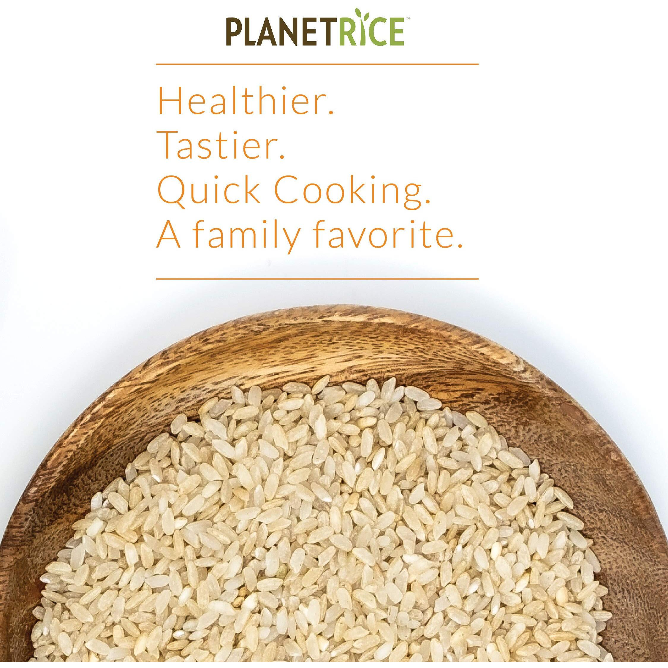 Planet Rice Bulk Sprouted Blonde Rice Bulk - Great For Bulk Rice Cooking - Gaba Rice Gluten-Free, Vegan, Paleo, With 64% More Fiber - Soft And Chewy Texture - 25 Lbs