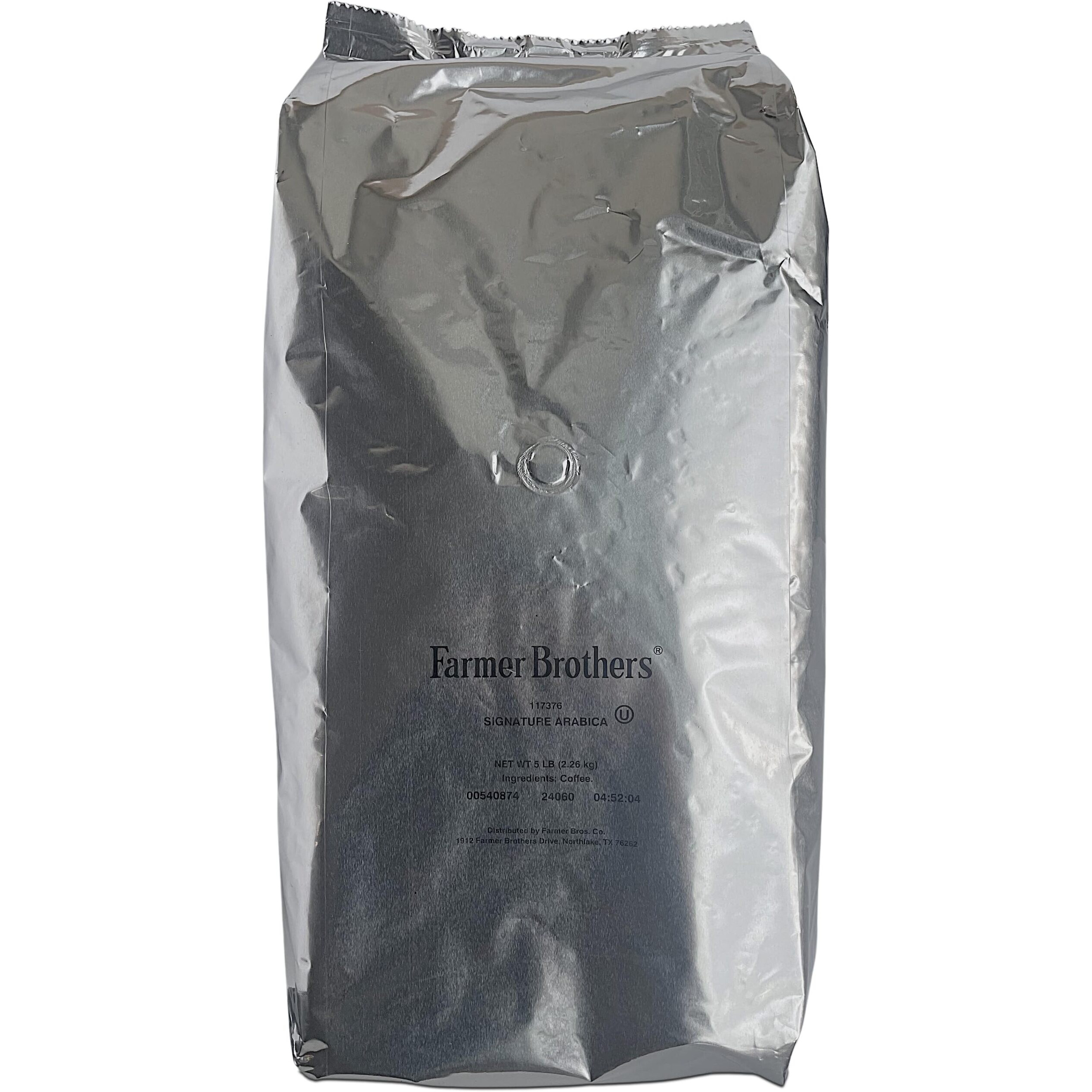 Farmer Brothers Coffee, Whole Bean Coffee, 5Lb, Replaces 1388 (One Bag, Signature Arabica)