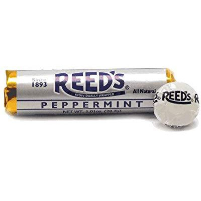 Reeds Peppermint Candy Rolls | Traditional Peppermint Hard Candy | Reeds Candy Peppermint Minty Fresh And Surprisingly Sweet Brought To You By Iconic Candy | 24 Count