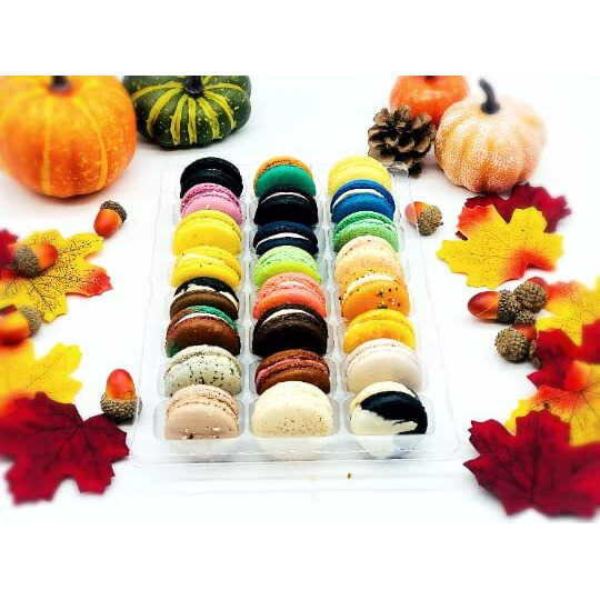 Surprise Me 24 Pack | Assorted Gluten Free French Macaron | Flavor Guide Included