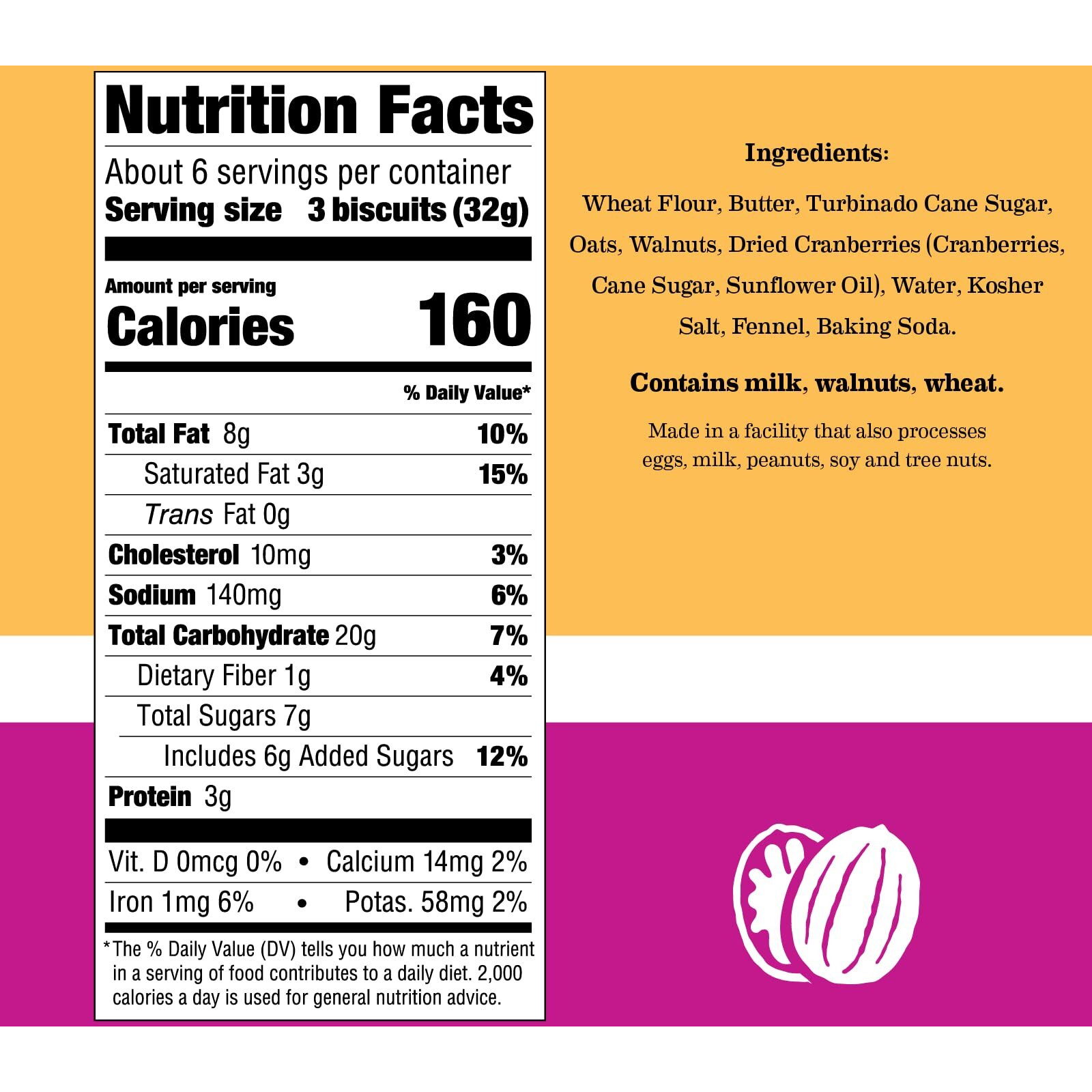 Effie's Homemade Biscuits - Variety Pack - Oatcakes, Walnut, Almond - 3 Pack