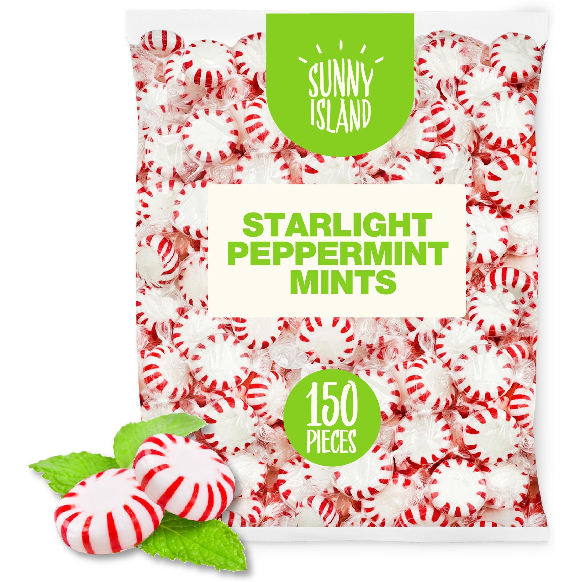 Starlight Peppermint Mints Hard Candy, Pack 2 Pounds