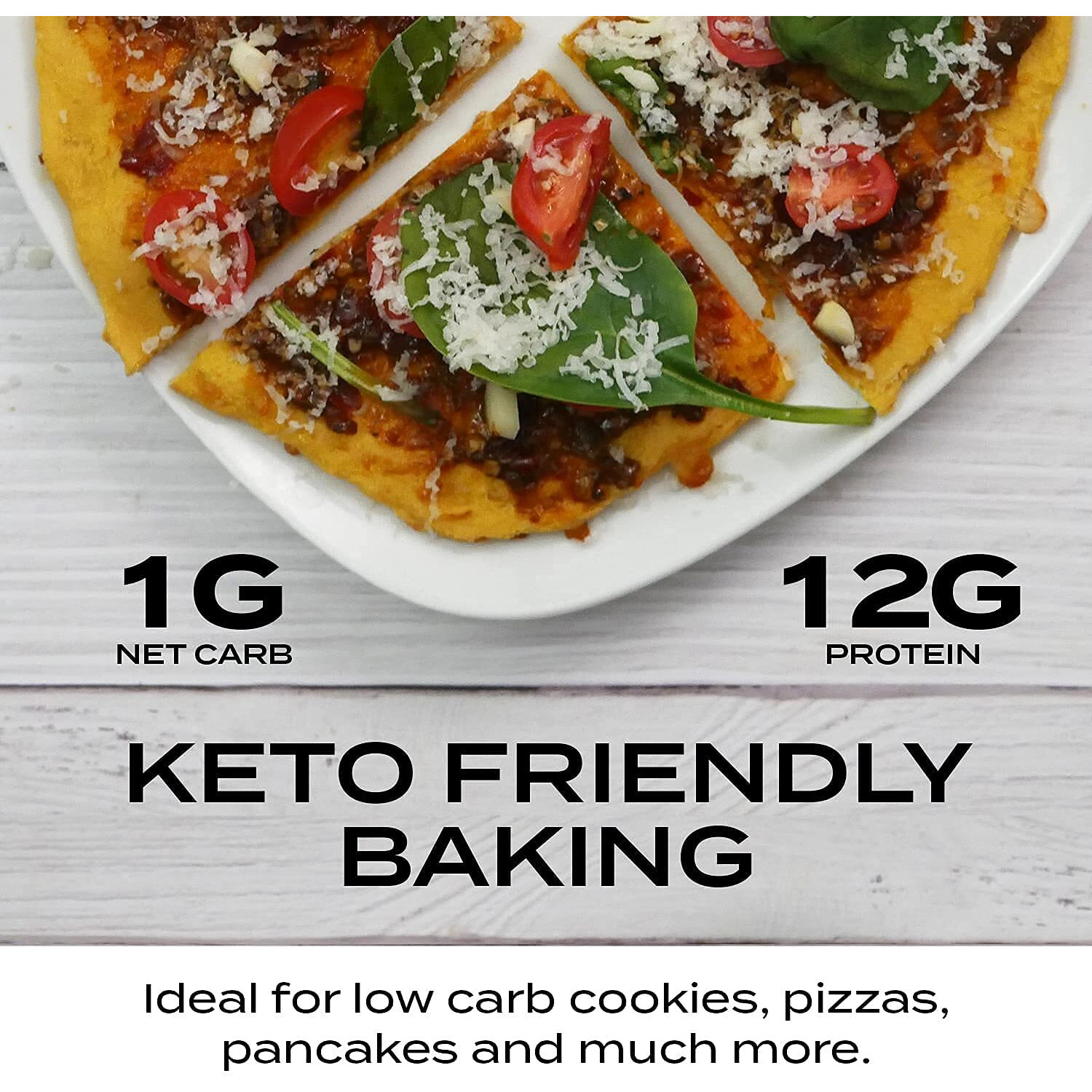 Aviate Lupini Flour - Keto & Vegan Friendly Superfood - Non-Gmo - Gluten Free - Lupin Flour Keto - High Protein, Low Calorie & Low Carb - Rich In Dietary Fiber And Minerals - 100% Lupin Beans - 16 Ounces (Pack Of 1)