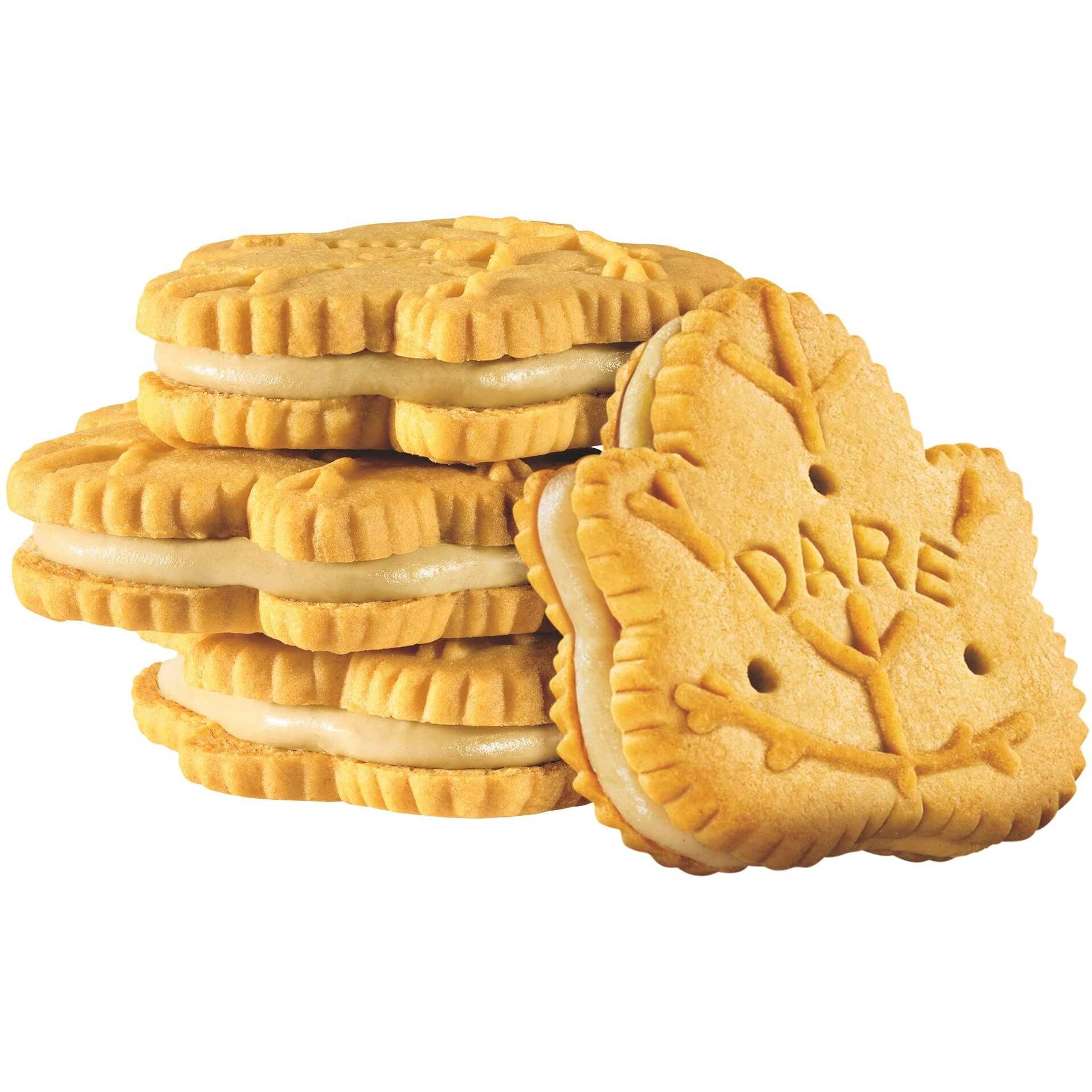 Dare Maple Leaf Crme Cookies  Classic Canadian Cookie Made With Real Maple Syrup, Peanut Free  10.6 Ounces (Pack Of 12)