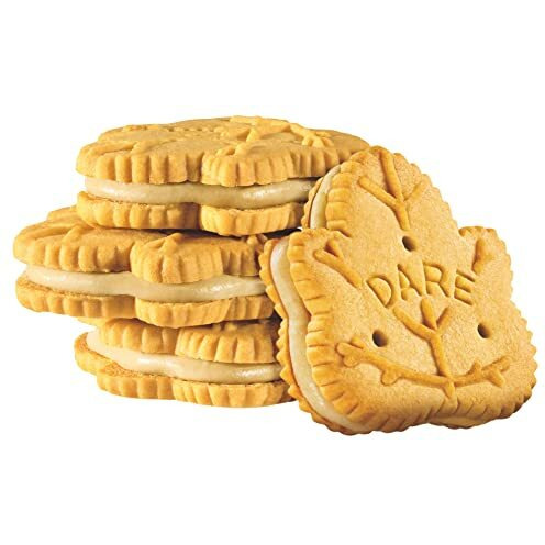 Dare Maple Leaf Crme Cookies  Classic Canadian Cookie Made With Real Maple Syrup, Peanut Free  10.6 Ounces (Pack Of 12)
