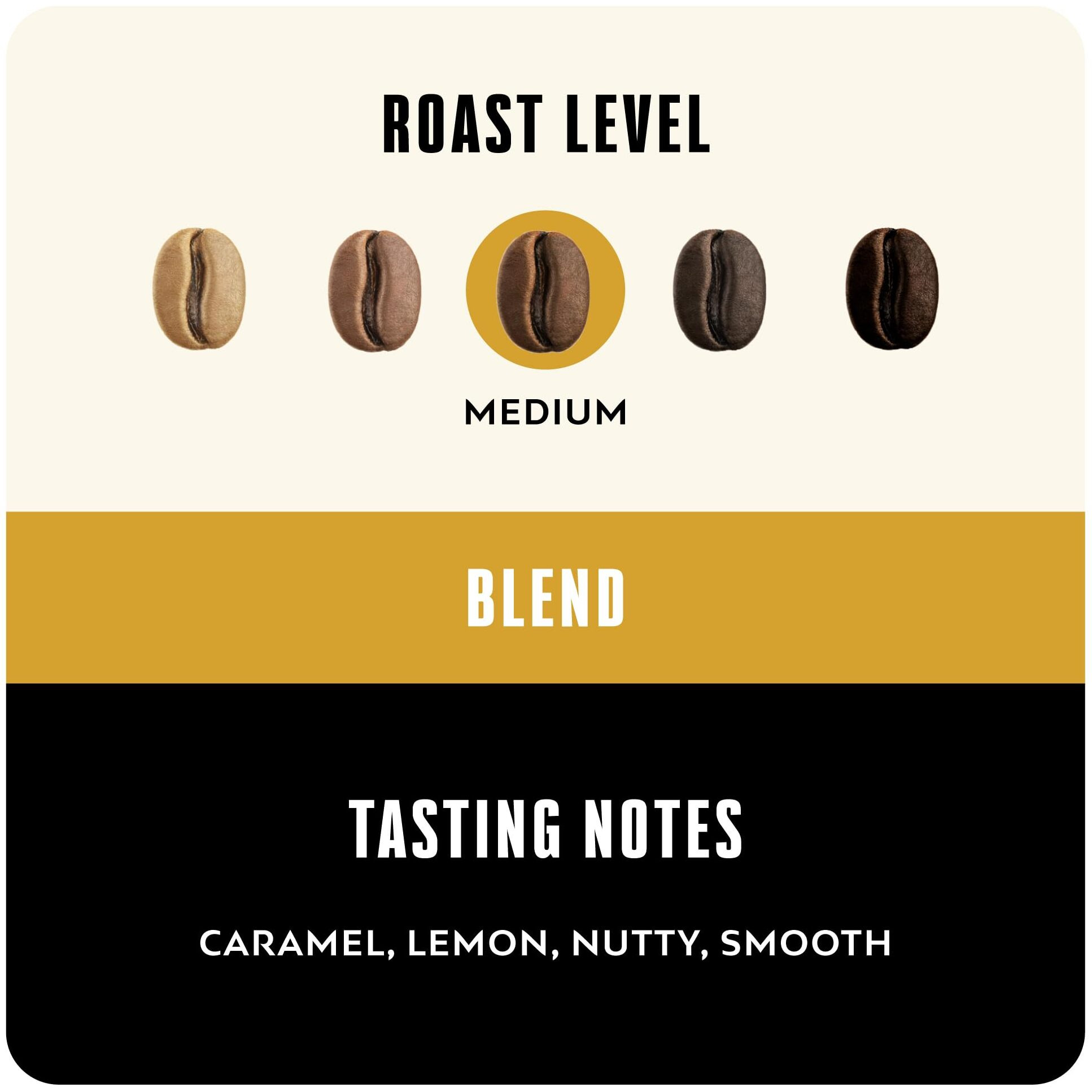 Blk & Bold Rise & Grnd, Keurig Single Serve K-Cup Pods, Premium Medium Roast, 100% Arabica Beans, 60 Counts (6 Packs Of 10)