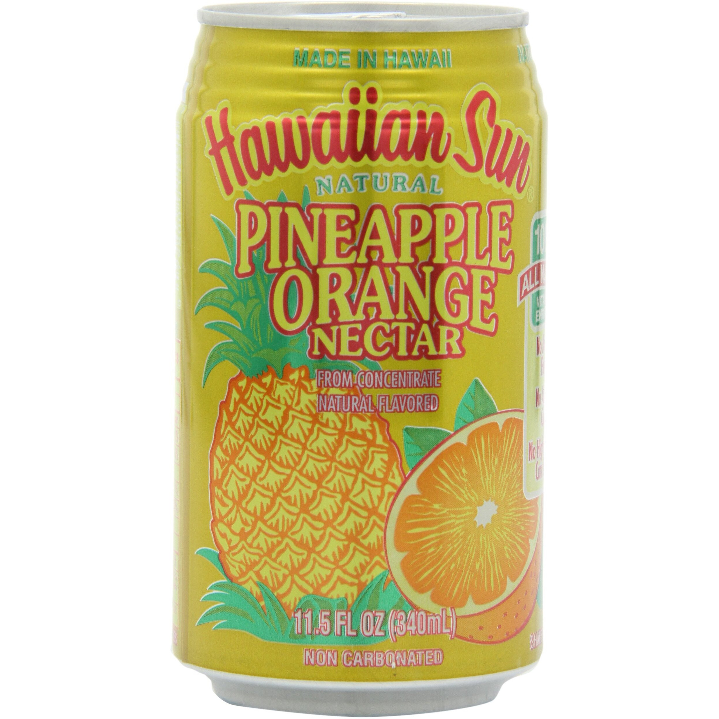 Hawaiian Sun Nectar, Pineapple-Orange, 11.5 Fl Oz (Pack Of 24)