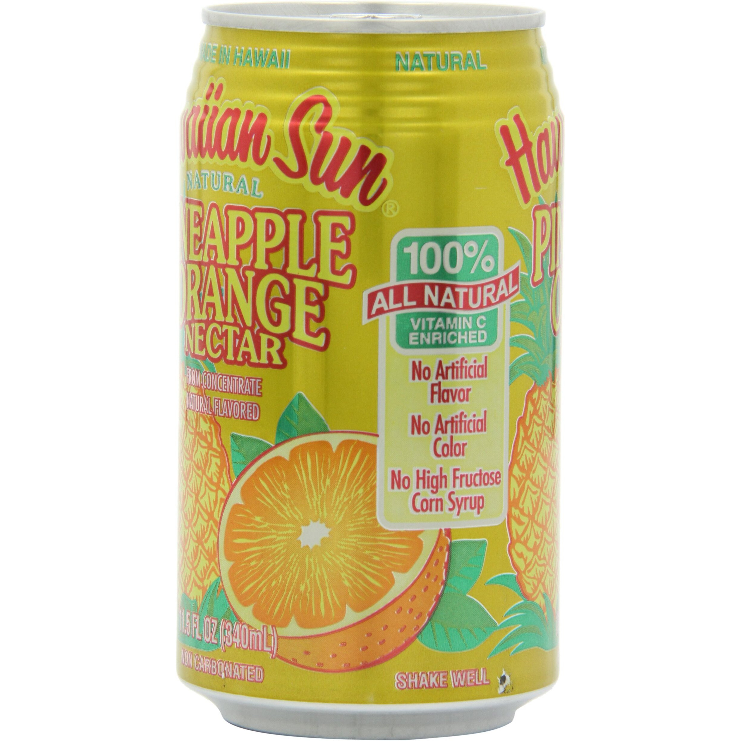 Hawaiian Sun Nectar, Pineapple-Orange, 11.5 Fl Oz (Pack Of 24)