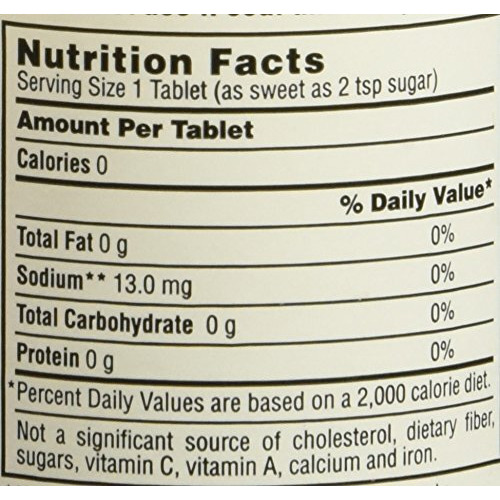 Necta Sweet Sugar Substitute 1/2 Grain 1000 Tablets (Pack Of 3)