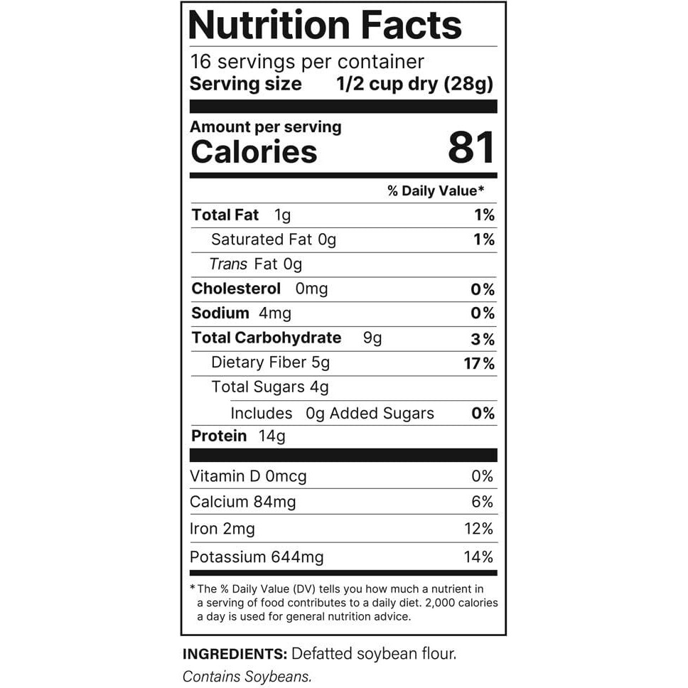 Plant Basics - Hearty Plant Protein - Unflavored Chunks, 1 Lb (Pack Of 6), Non-Gmo, Gluten Free, Low Fat, Low Sodium, Vegan, Meat Substitute