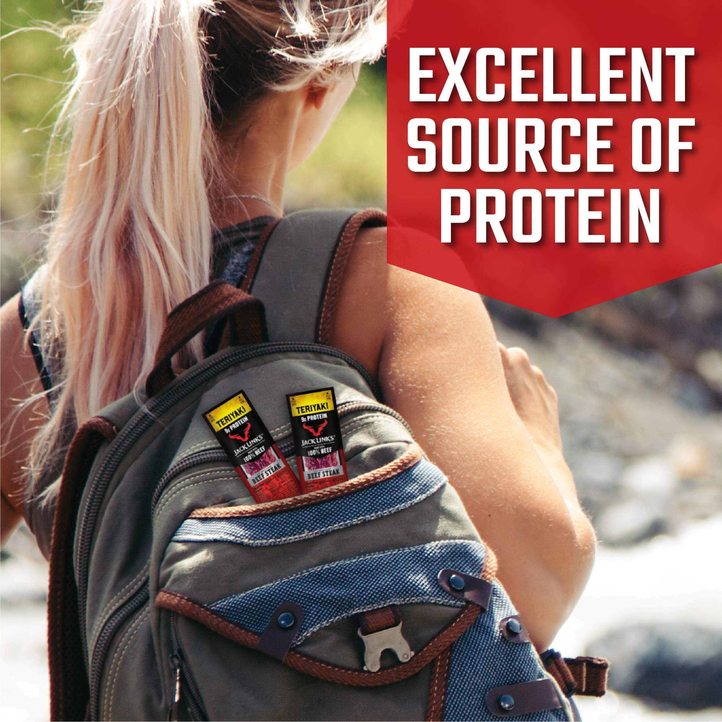 Jack Links Premium Cuts Beef Steak, Teriyaki, Great Snack With 9G Of Protein And 9G Of Carbs Per Serving, Made With Premium Beef, 1 Ounce (Pack Of 12)