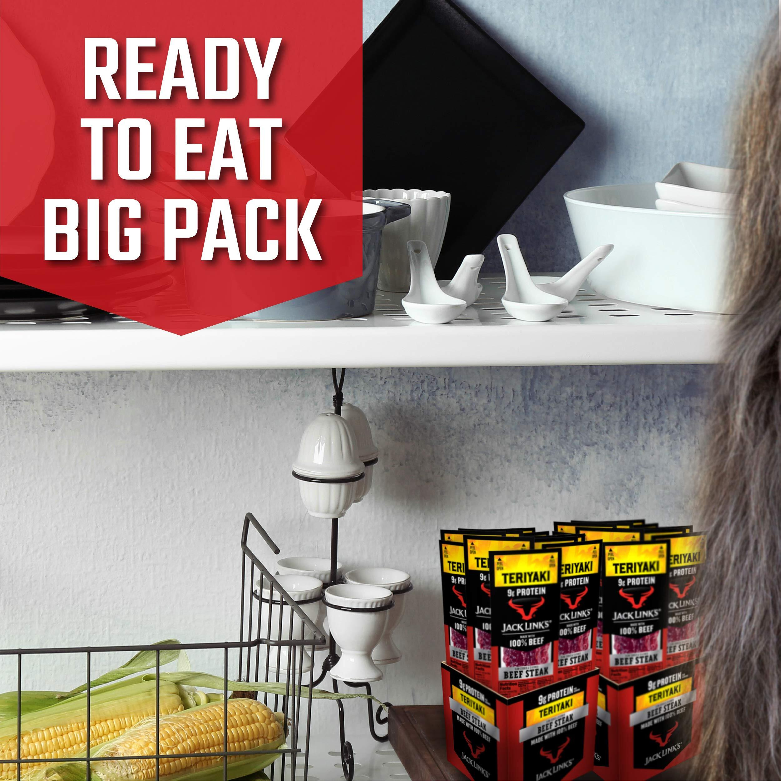 Jack Links Premium Cuts Beef Steak, Teriyaki, Great Snack With 9G Of Protein And 9G Of Carbs Per Serving, Made With Premium Beef, 1 Ounce (Pack Of 12)