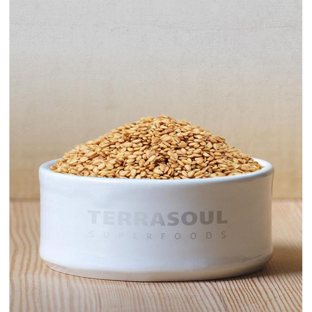 Terrasoul Superfoods Organic Golden Flax Seeds, 2 Lbs - Fiber | Protein | Omega Fats
