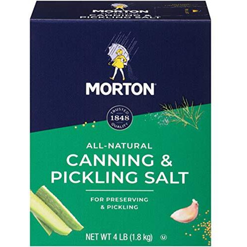 Morton Canning & Pickling Salt, 4 Pound (Pack Of 4)