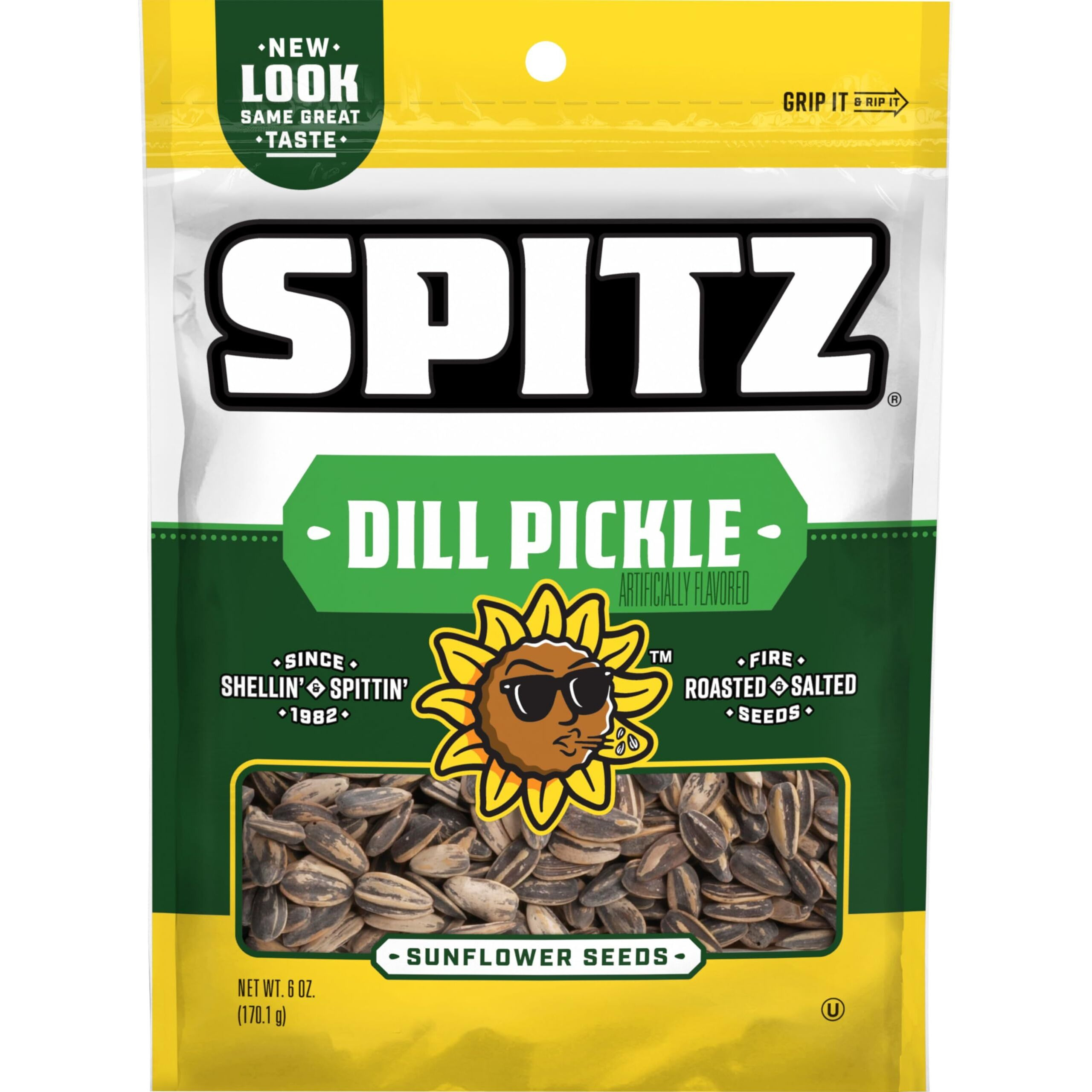 Spitz Sunflower Seeds, Dill Pickle, 6 Ounce (Pack Of 9)