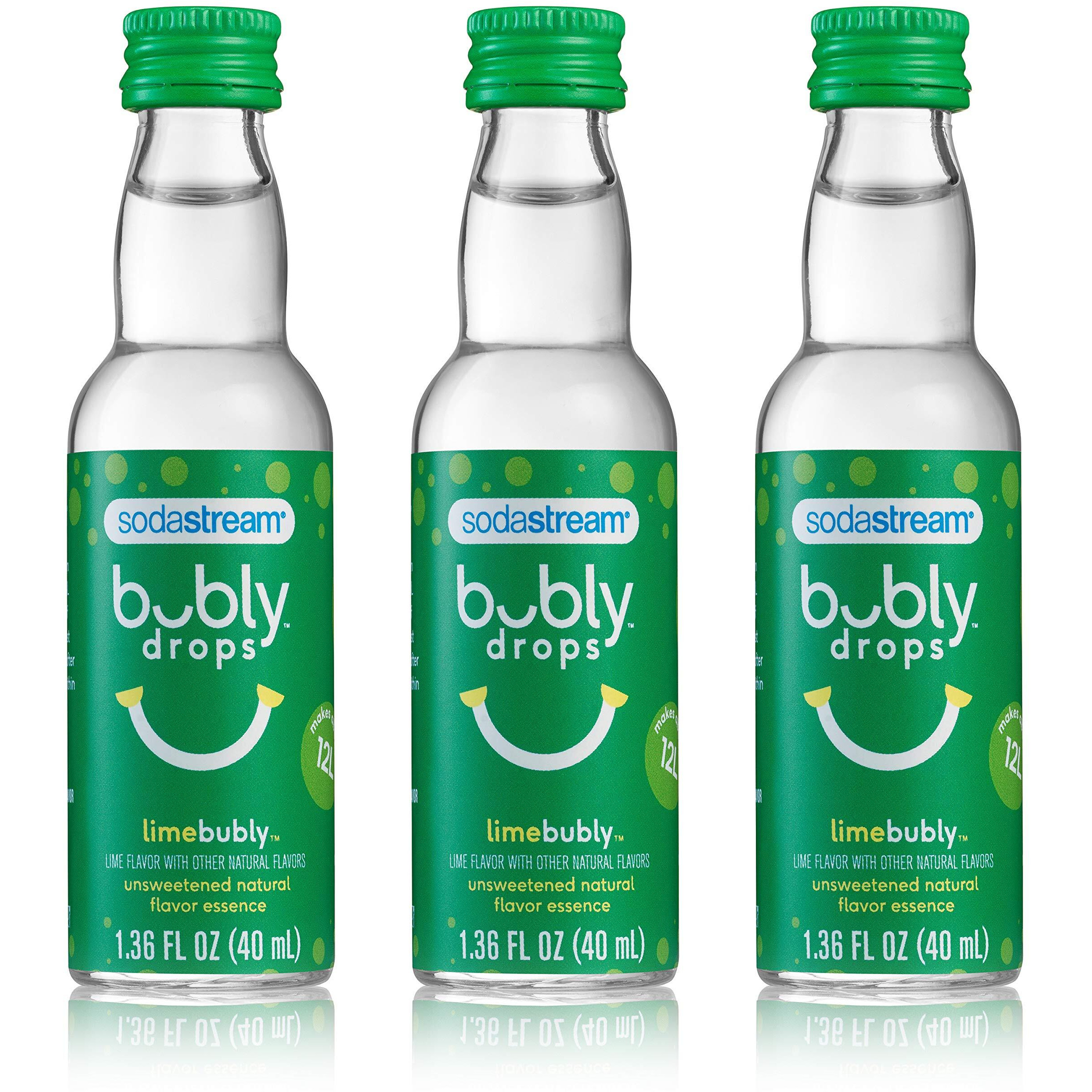 Sodastream Bubly Drops, Lime, 1.36Oz (Pack Of 3)
