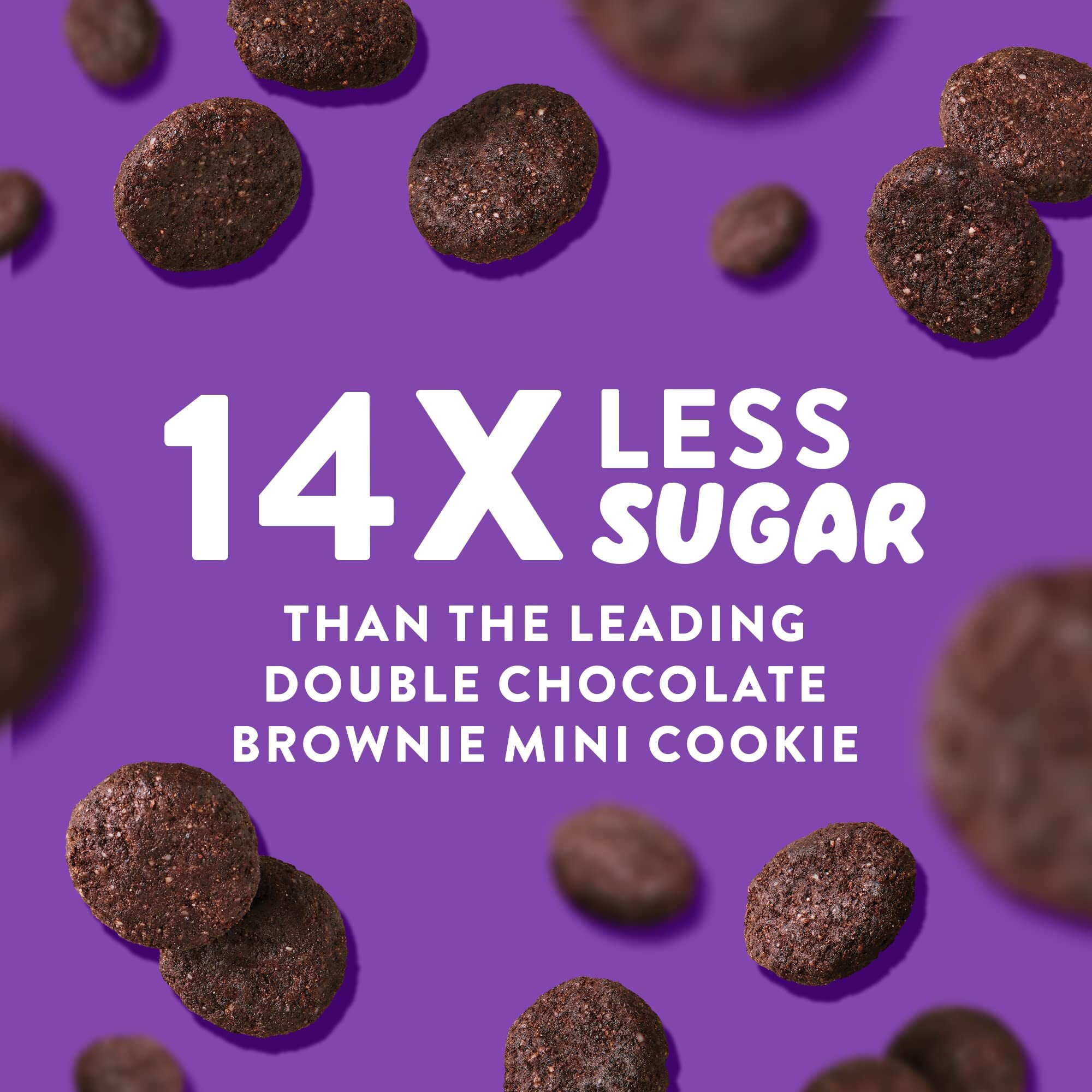 Highkey Low Carb Keto Brownie Bites - Keto Snack Low Carb Snack Sugar Free Chocolate Protein Cookies Sugar Free Snacks Gluten Free Snack Keto Friendly Food Healthy Snacks Keto Dessert Diet Snacks 3Pk