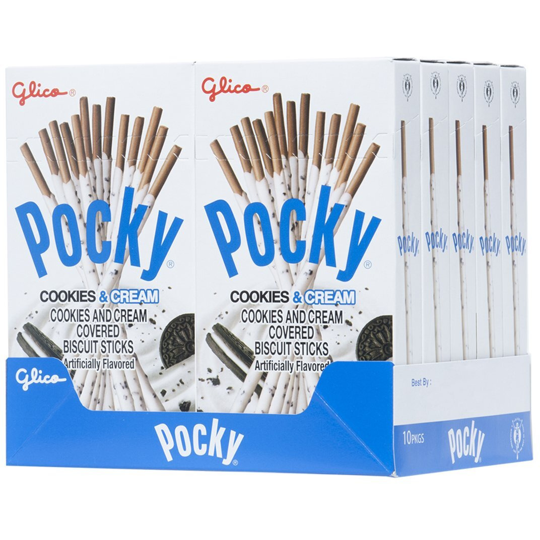Pocky Biscuit Stick, Cookies And Cream, 2.47 Ounce (Pack Of 10)