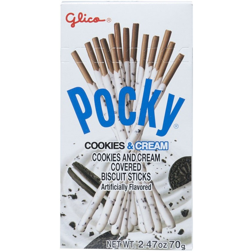 Pocky Biscuit Stick, Cookies And Cream, 2.47 Ounce (Pack Of 10)
