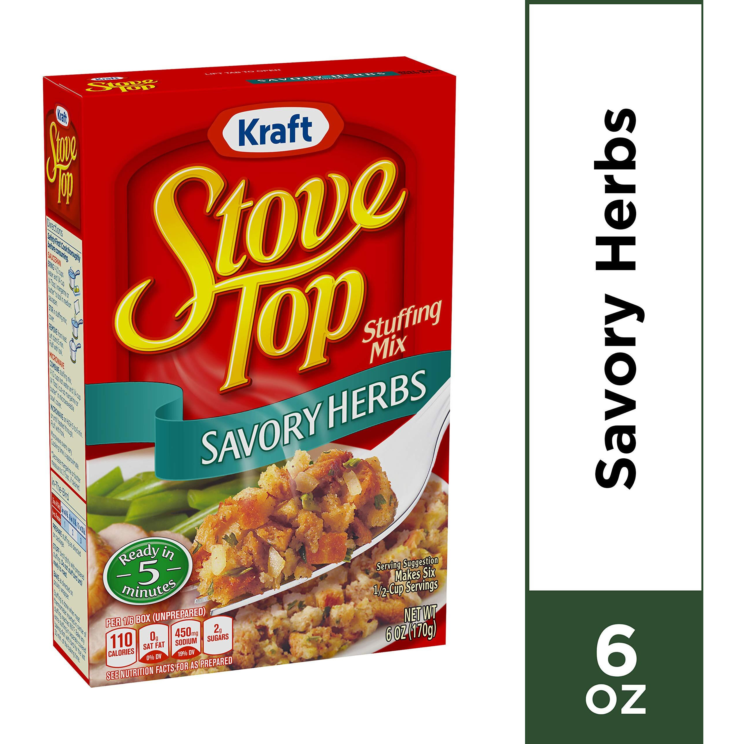 Stove Top Savory Herb Stuffing Mix (6 Oz Boxes, Pack Of 12)
