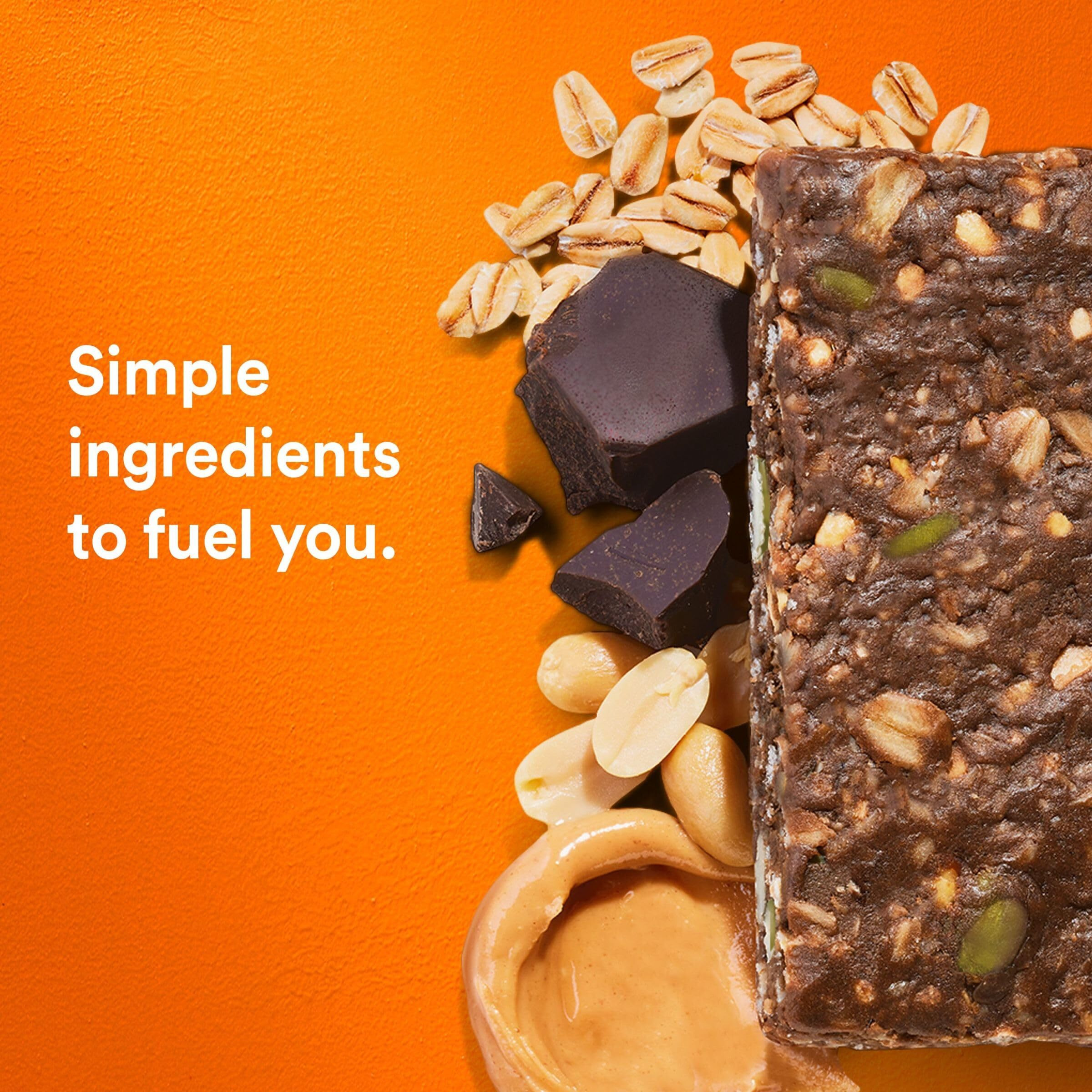 Rxbar Nut Butter And Oat Protein Bars, Protein Snacks, Snack Bars, Dark Chocolate Peanut Butter, 23.2Oz Box (12 Bars)