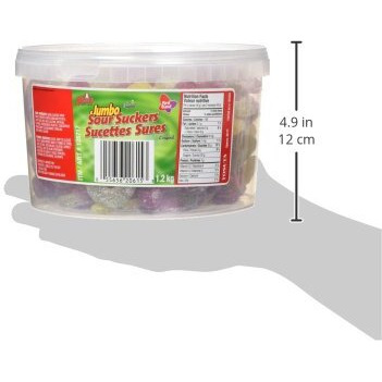 Koala Sour Suckers Gummy Candy, 1.2Kg/42.32Oz 60 Count