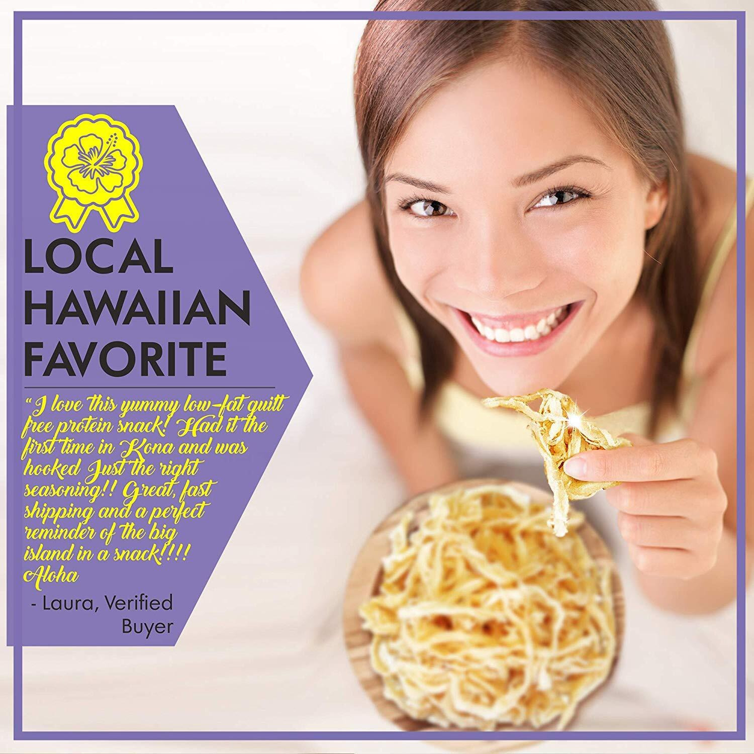 Asia Trans Saki Ika Dried Cuttlefish Snack | Hawaiian Seafood Jerky | High-Protein, Low-Fat, Low-Calorie (5 Oz.)