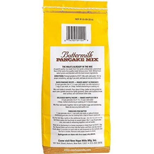 Buttermilk Pancake Mix, New Hope Mills, 2-Pounds (3)