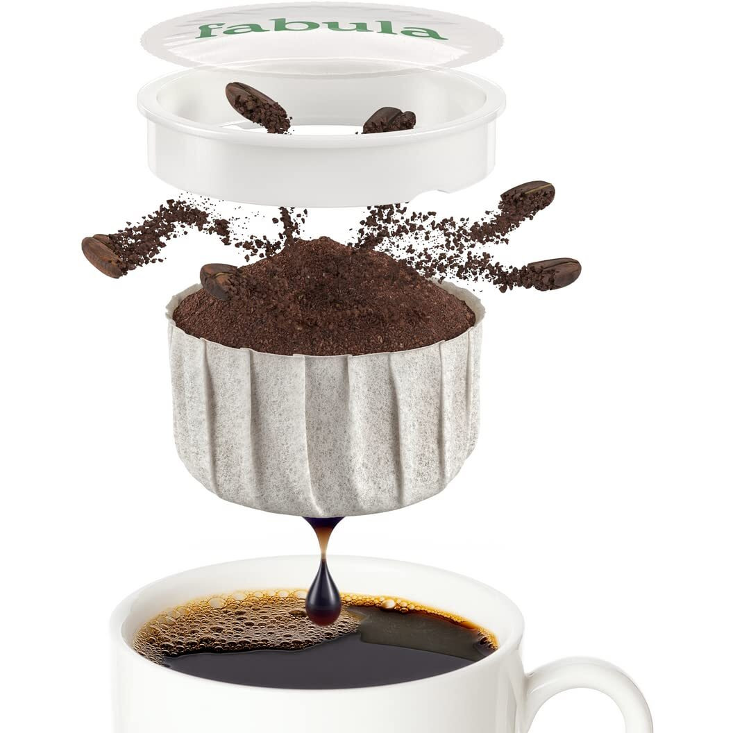 Fabula Coffee Pods Hazelnut Medium Roast - Low Acid - Single Origin - Mold Free - Non-Gmo - Fair Trade - Kcup Compatible With Keurig & Keurig 2 Machines - 24 Count