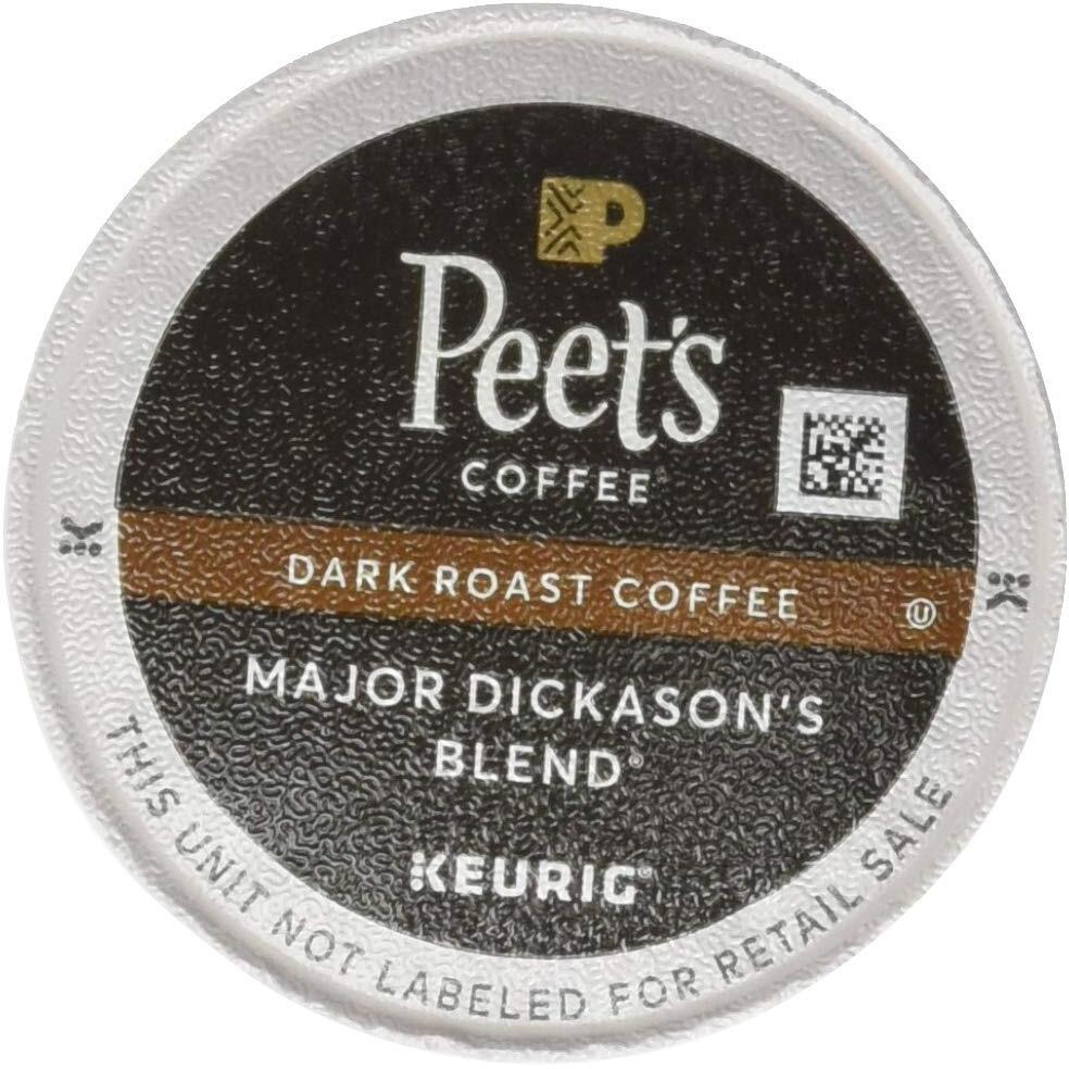 Peet's Major Dickason's Blend For Keurig K-Cup Brewers, Deep Roast 60 Count.